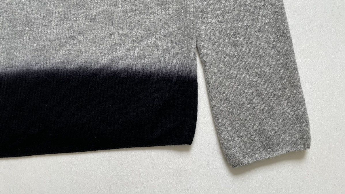 Comme des Garcons Gray / Black Dip Dyed Hem Cardigan Size US M / EU 48-50 / 2 - 15 Thumbnail