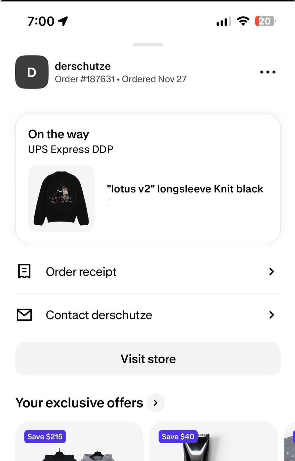 Derschutez Lotus V2 Knit in Black, Men's — image 5 of 5