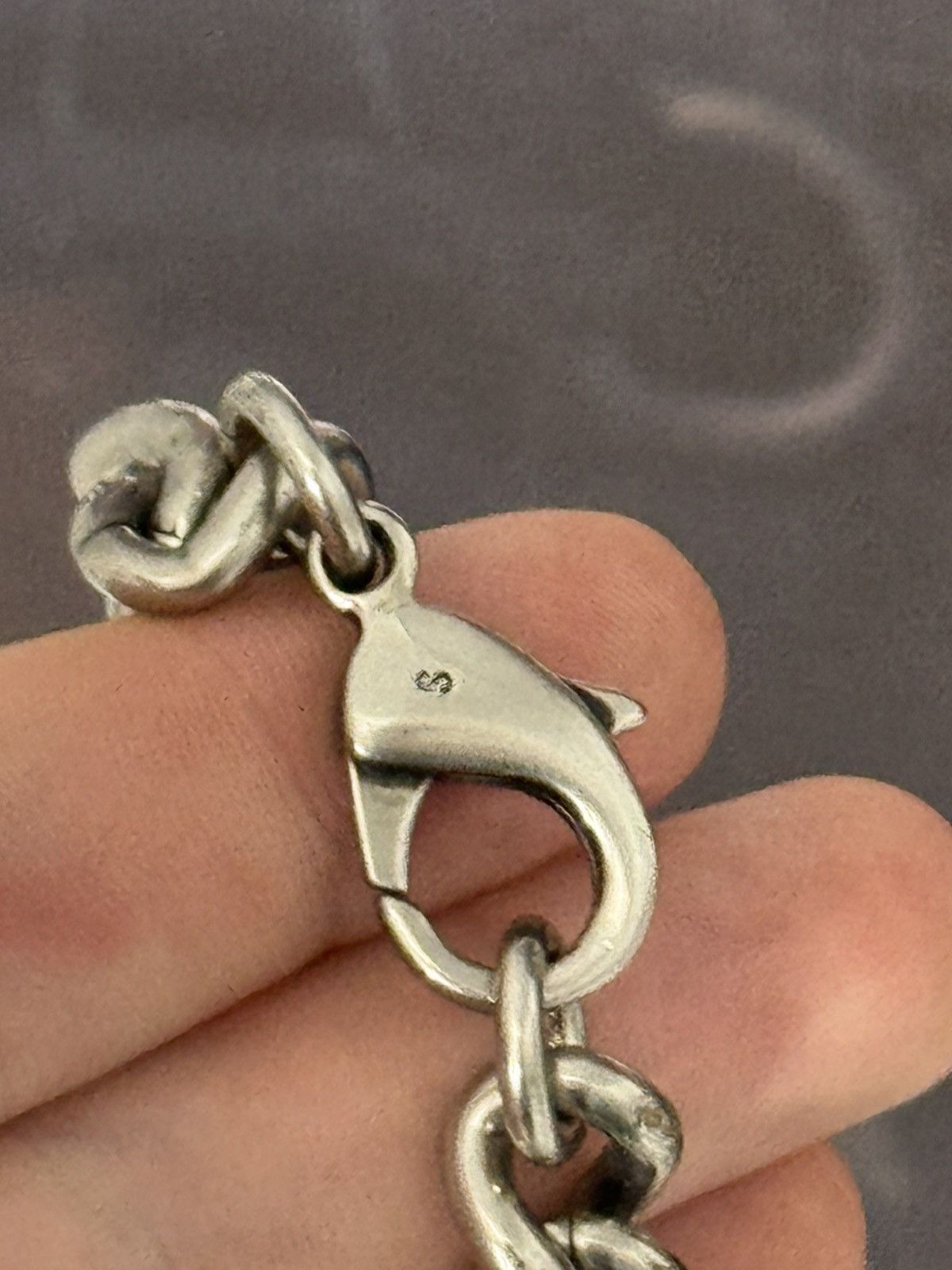 Balenciaga ✅ Balenciaga Silver Double B Bracelet BB Size ONE SIZE - 9 Thumbnail