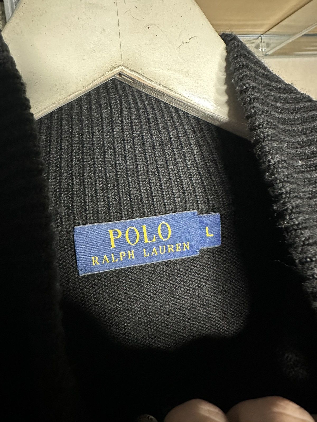 Polo Ralph Lauren Polo Ralph Lauren Merino Wool Half Zip Button Sweater Size L Size US L / EU 52-54 / 3 - 4 Thumbnail