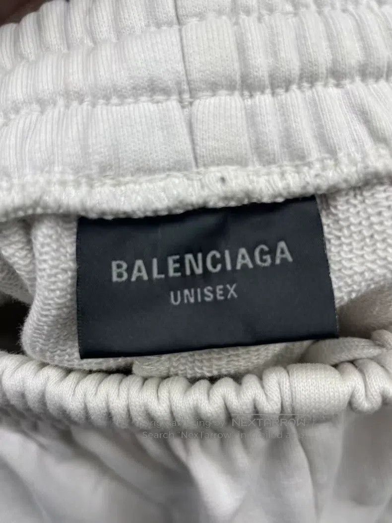 Balenciaga Balenciaga size S Embroidered Logo White Shorts Size US 27 - 5 Thumbnail