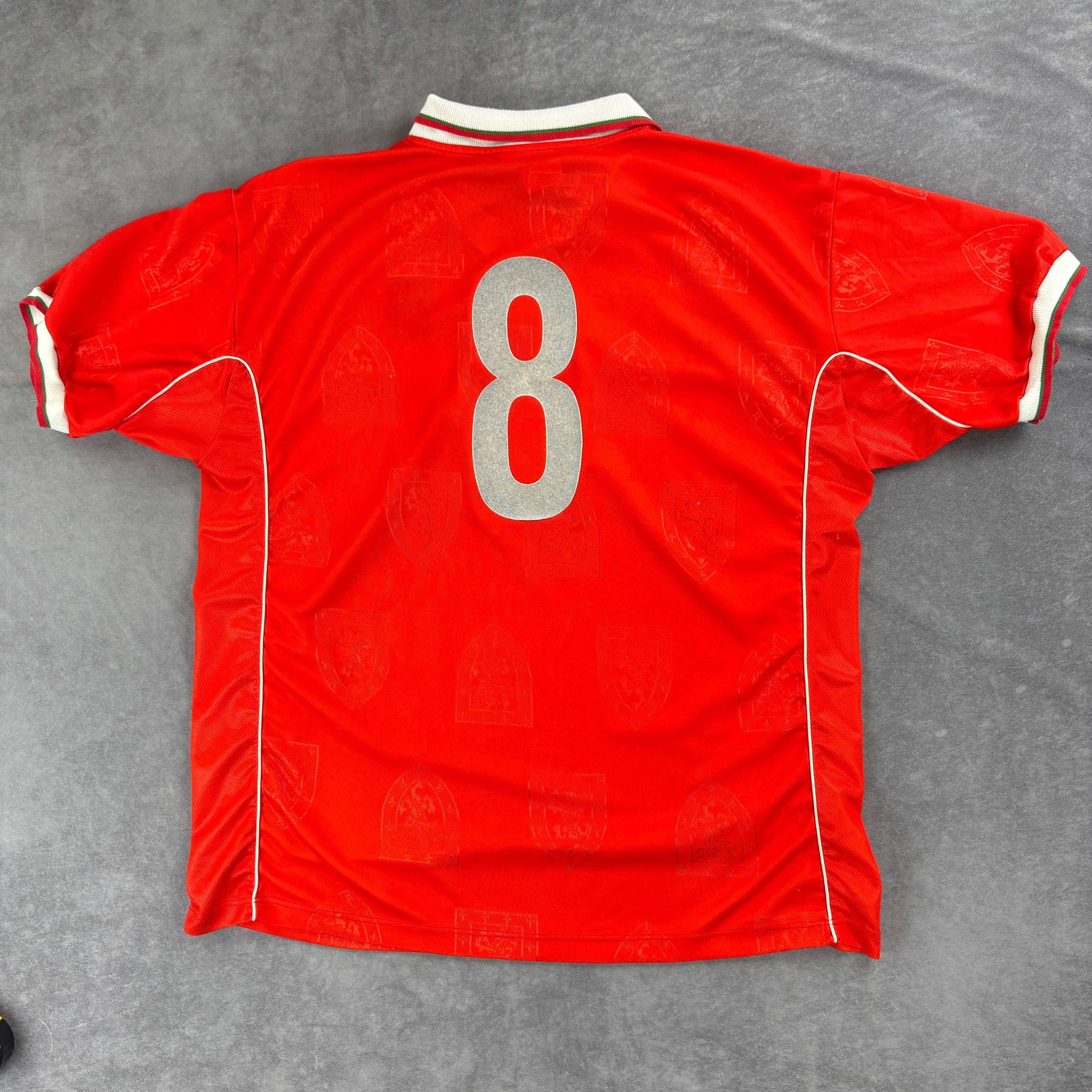 Lotto Sport Wales 1998-2000 Lotto home #8 football jersey shirt size XL Size US XL / EU 56 / 4 - 2 Thumbnail