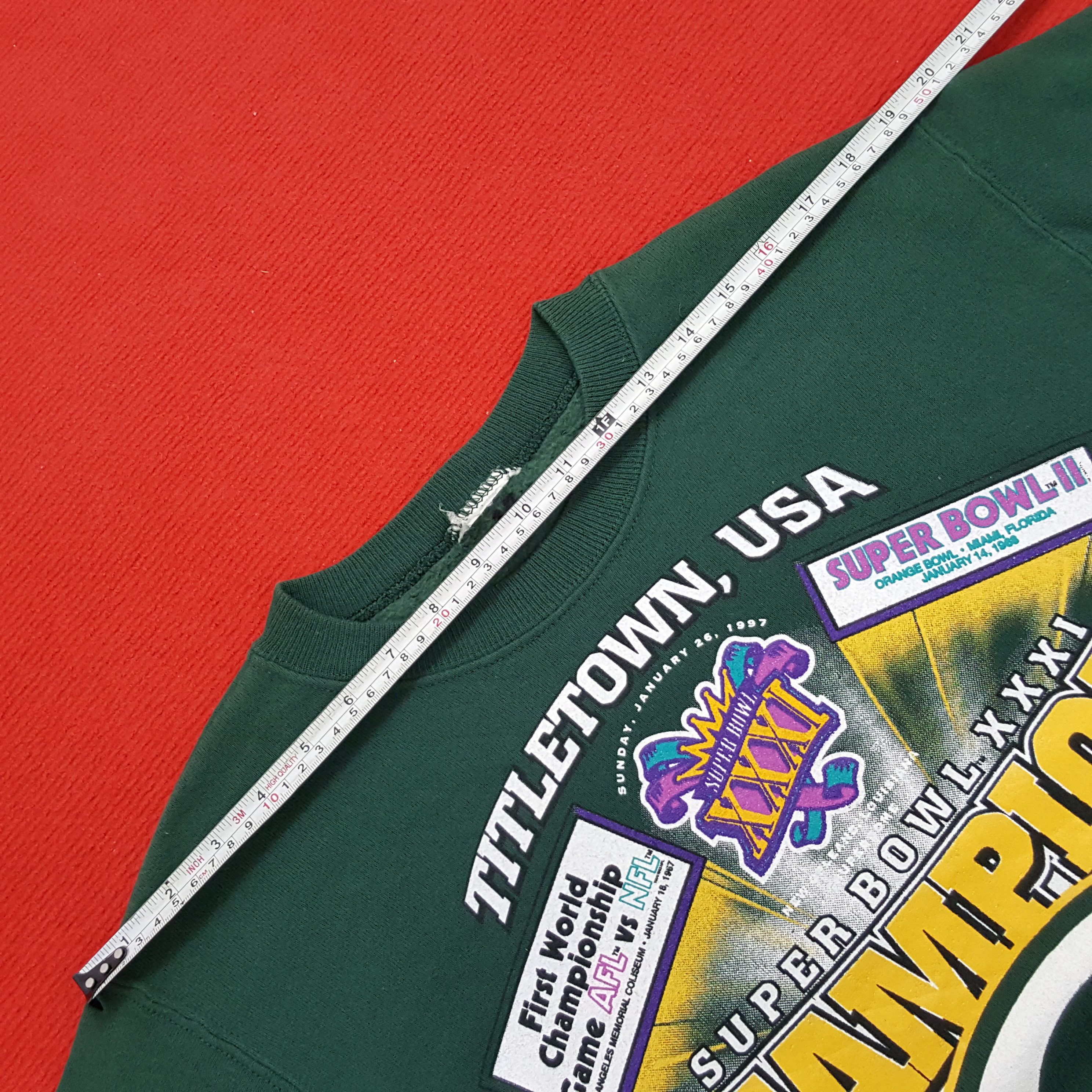 NFL × Vintage Green Bay Packers Super Bowl Champions Vintage Sweatshirt Size US S / EU 44-46 / 1 - 7 Thumbnail