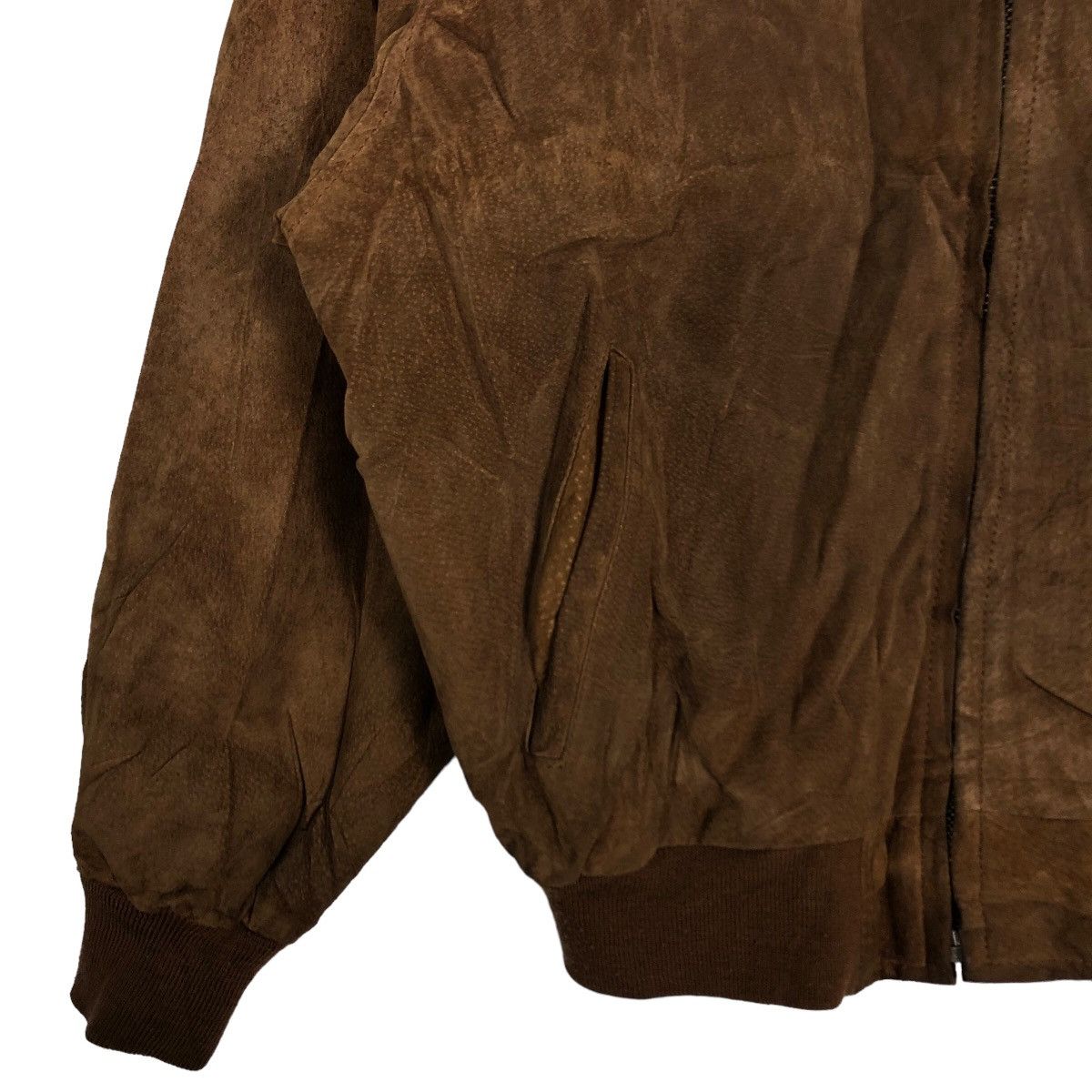 Japanese Brand 🔥Vtg Bomber Jacket Genuine Leather Japan Made Size US M / EU 48-50 / 2 - 4 Thumbnail