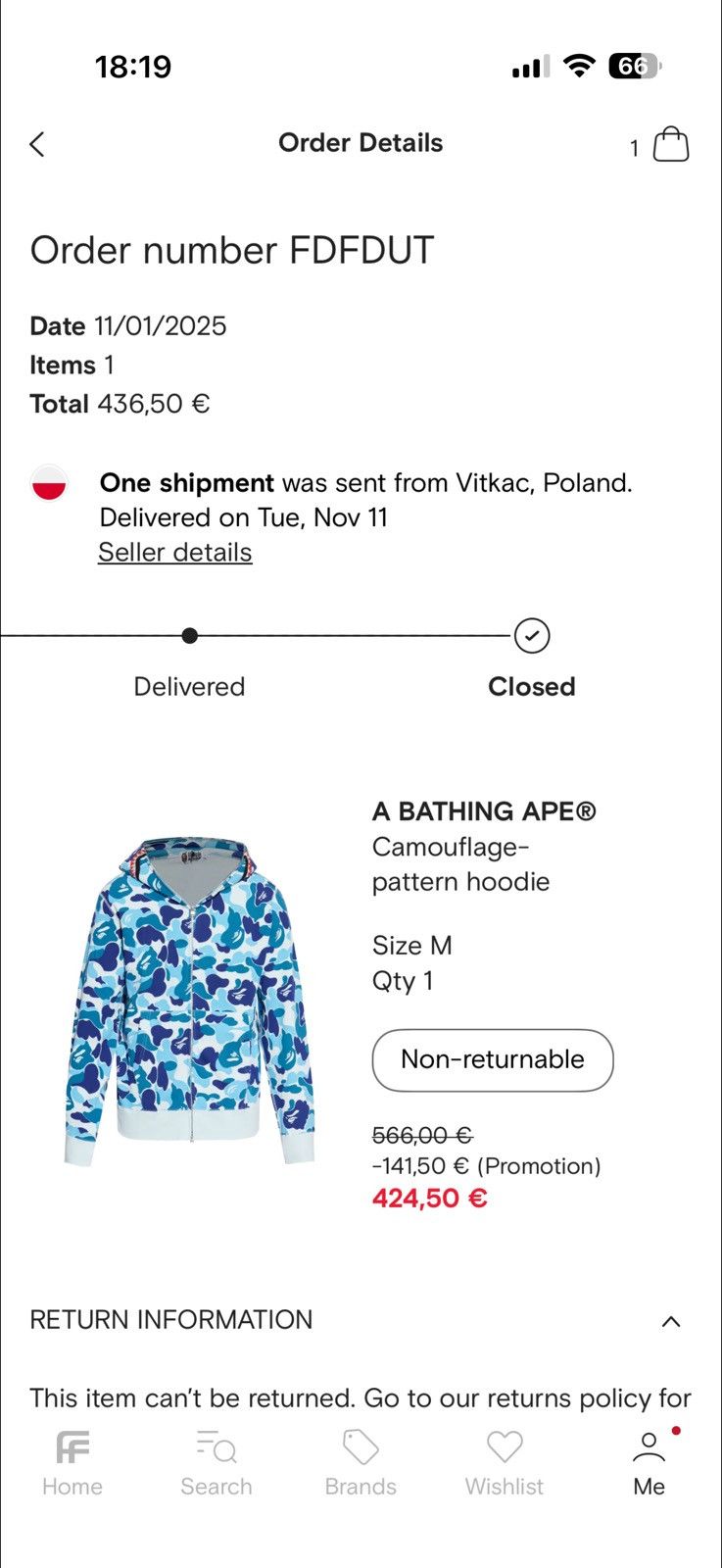 Bape Bape crystal stone abc camo blue Size US M / EU 48-50 / 2 - 11 Thumbnail