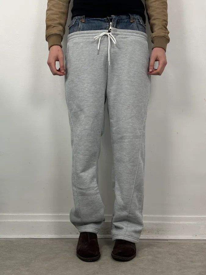Dolce & Gabbana SS2006 Dolce & Gabbana Beige Denim Hybrid Jogger Pants Size US 32 / EU 48 - 3 Thumbnail