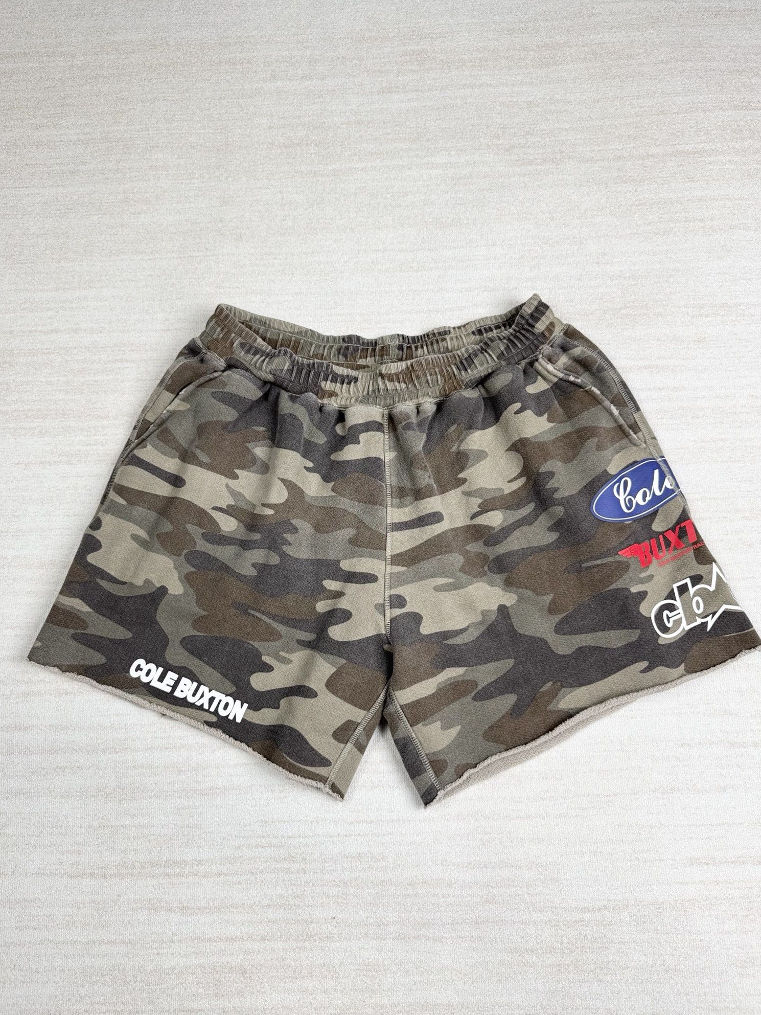 Cole Buxton camo sweat shorts M Size US 32 / EU 48 - 1 Thumbnail