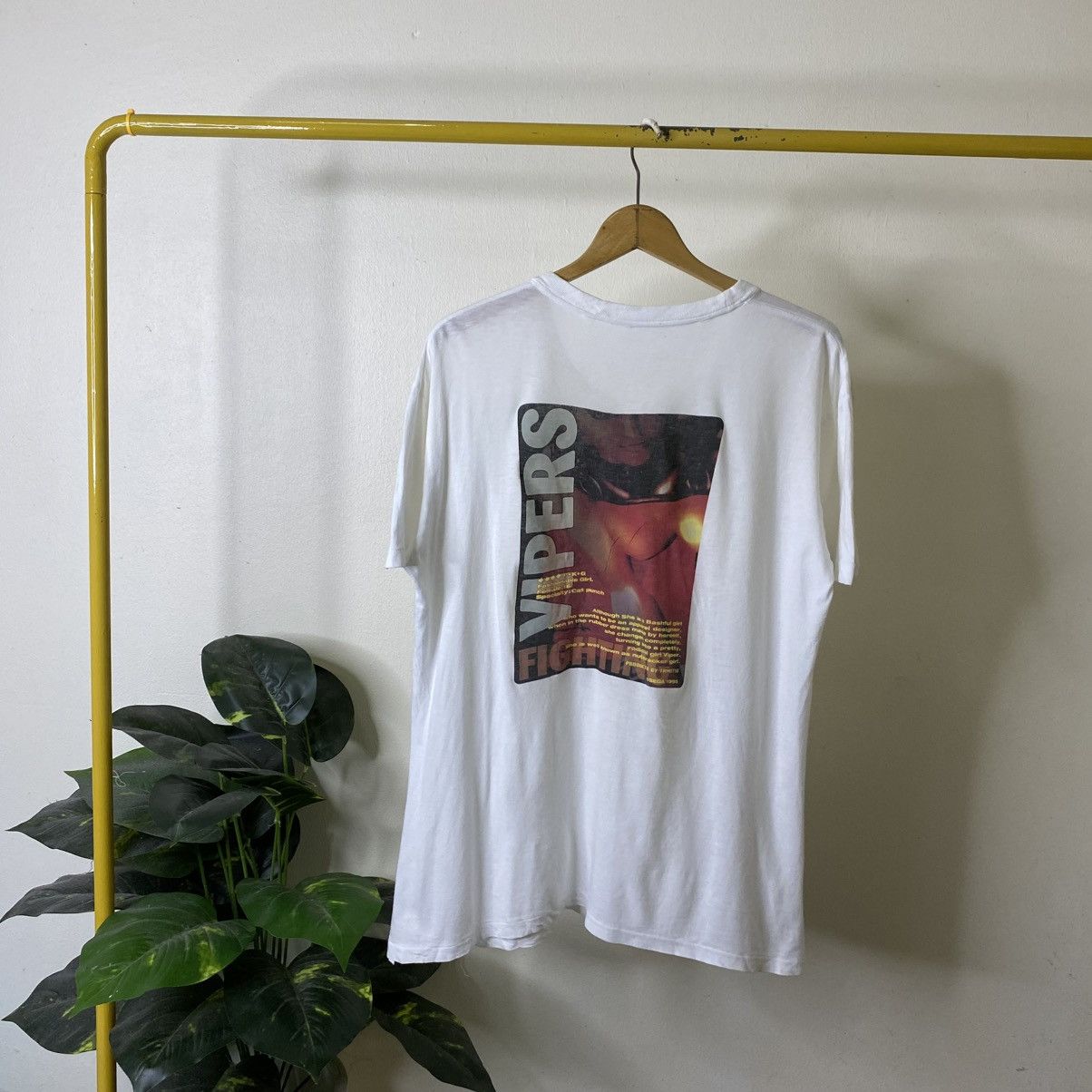 Vintage 1995 Fighting Vipers Fighting Video Games Promo T Shirt Size US L / EU 52-54 / 3 - 1 Thumbnail