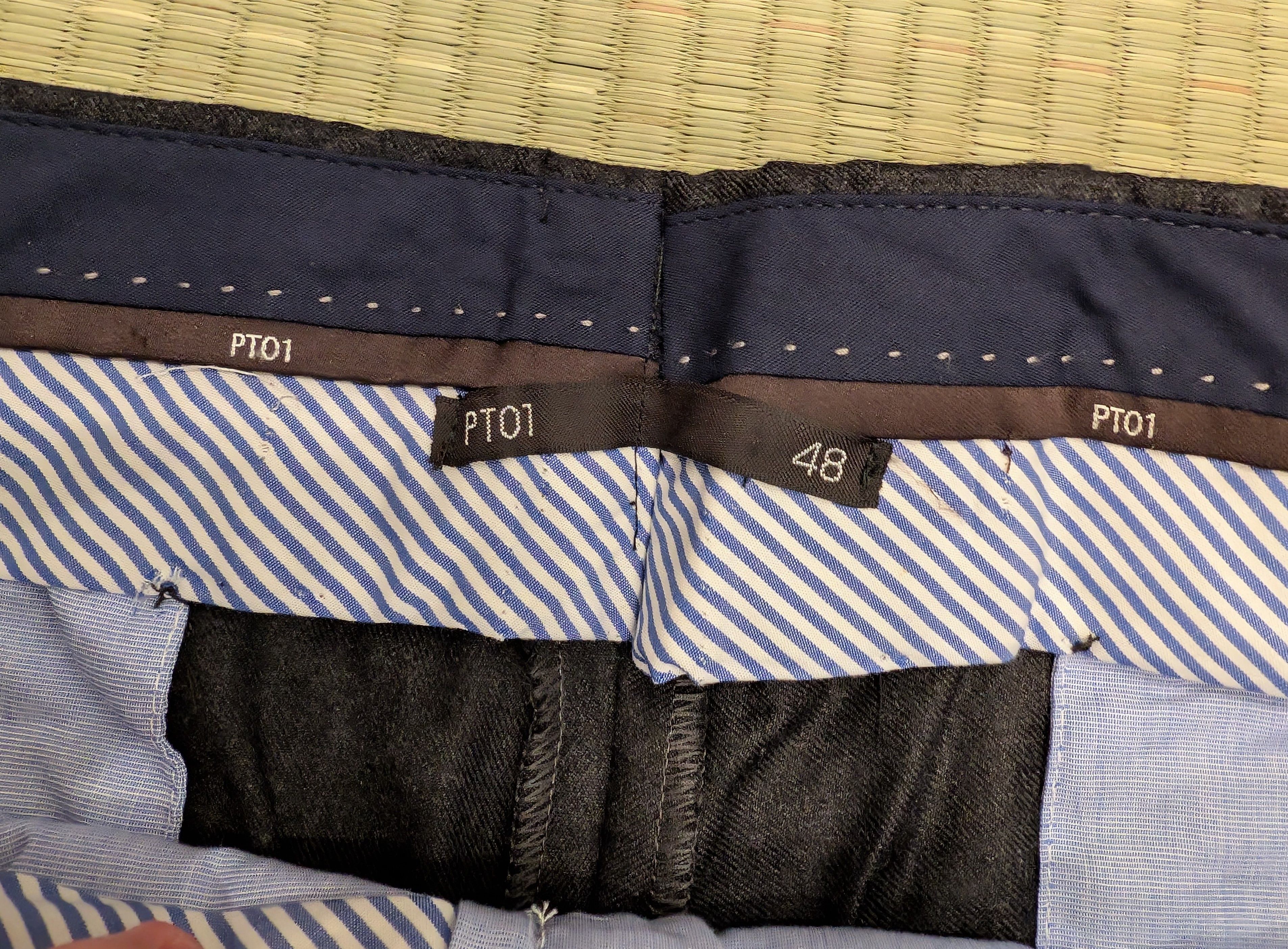 PT Torino PT01 Dress Pants w/ Loro Piana Super 130's Wool Fabric Size 42R - 3 Thumbnail