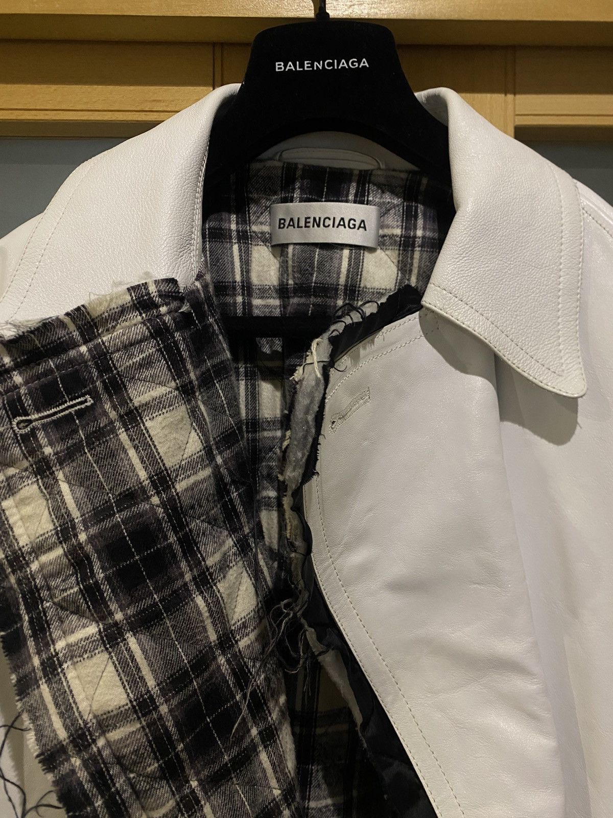 Balenciaga Balenciaga Leather coat Size US M / EU 48-50 / 2 - 4 Thumbnail