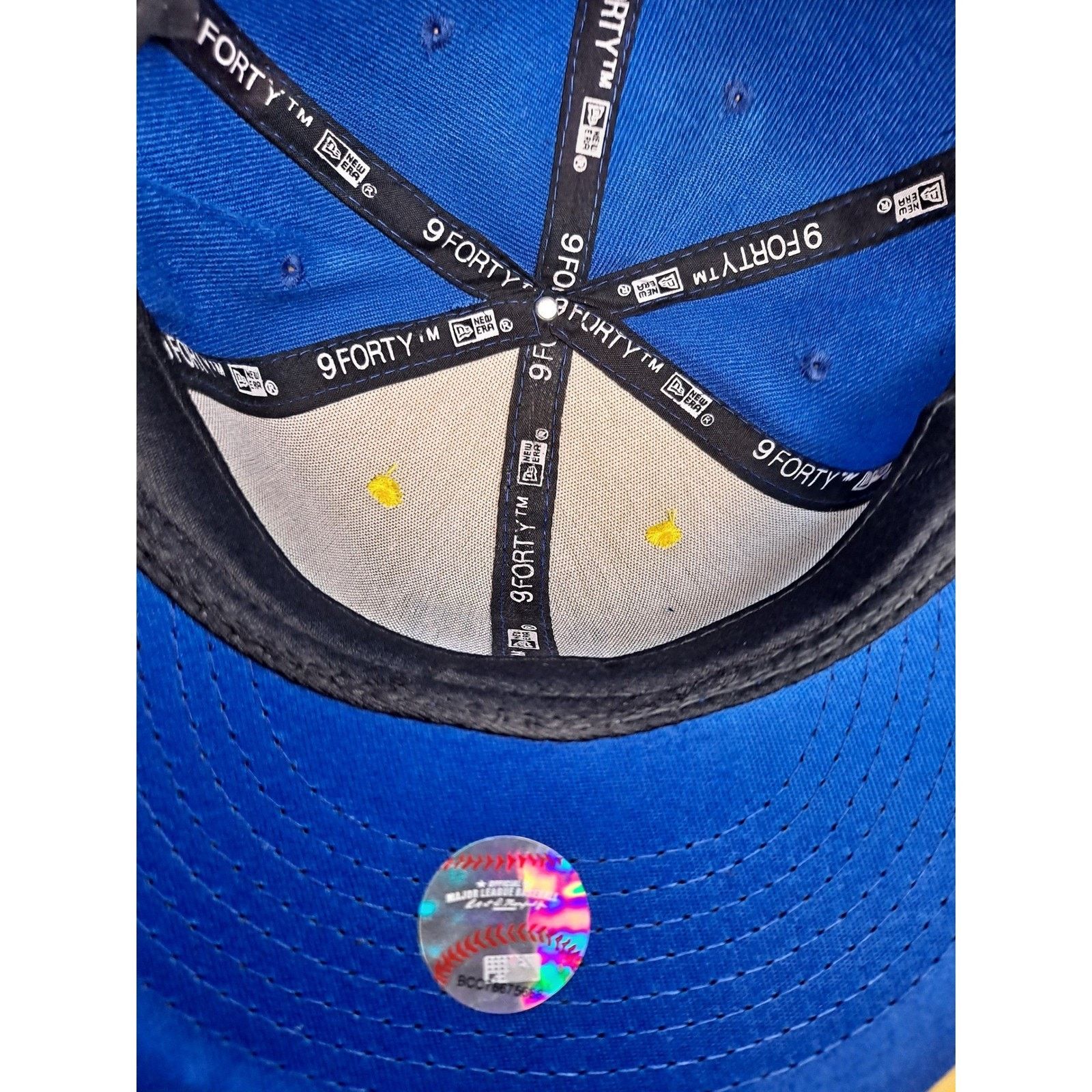 New Era Milwaukee Brewers New Era 9FORTY Adjustable Hat MLB Cap Size ONE SIZE - 6 Thumbnail