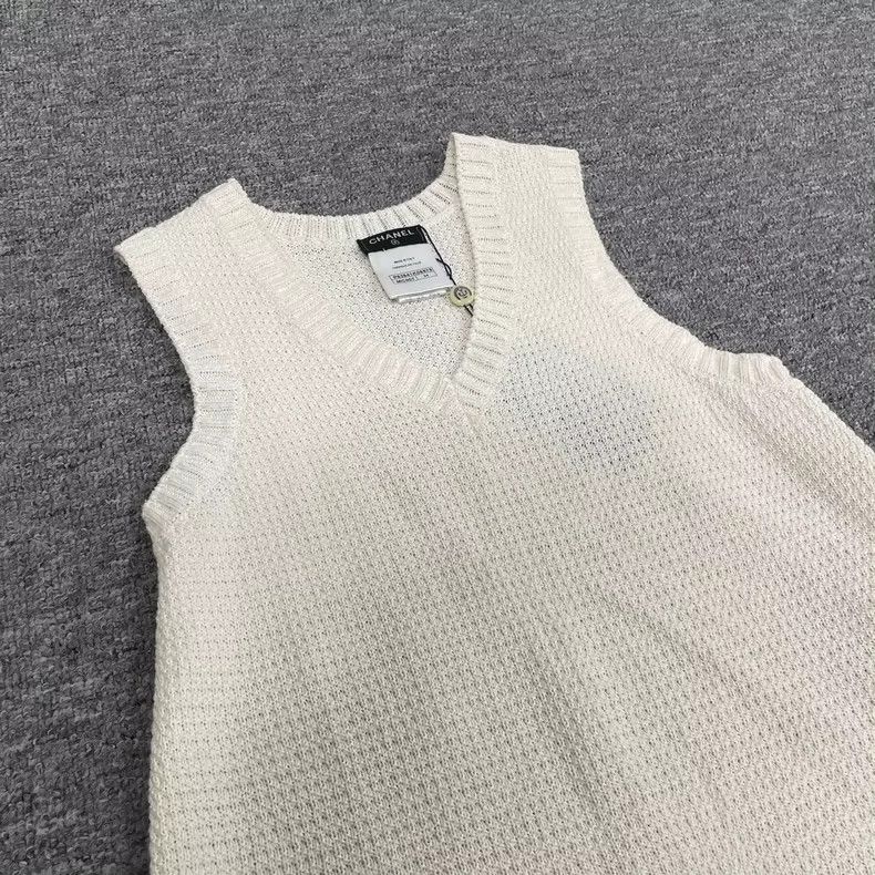 Chanel Chanel Striped knitted vest 2504-Nextarrow Size XXS / US 00 / IT 34 - 3 Thumbnail