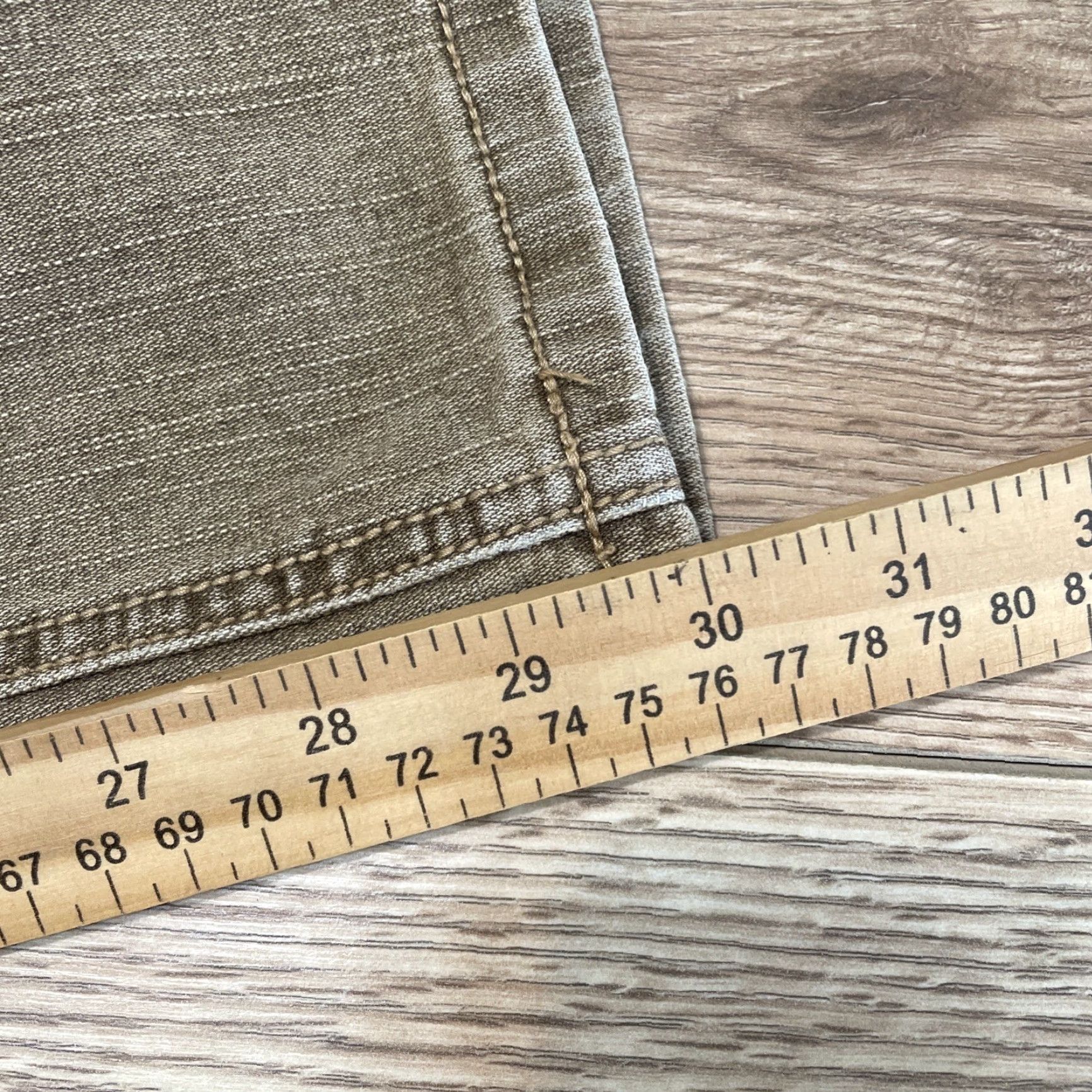 Vintage VINTAGE Baccini Women's Jeans Straight Leg Size 10 Brown Pockets Size 32" / US 10 / IT 46 - 7 Thumbnail