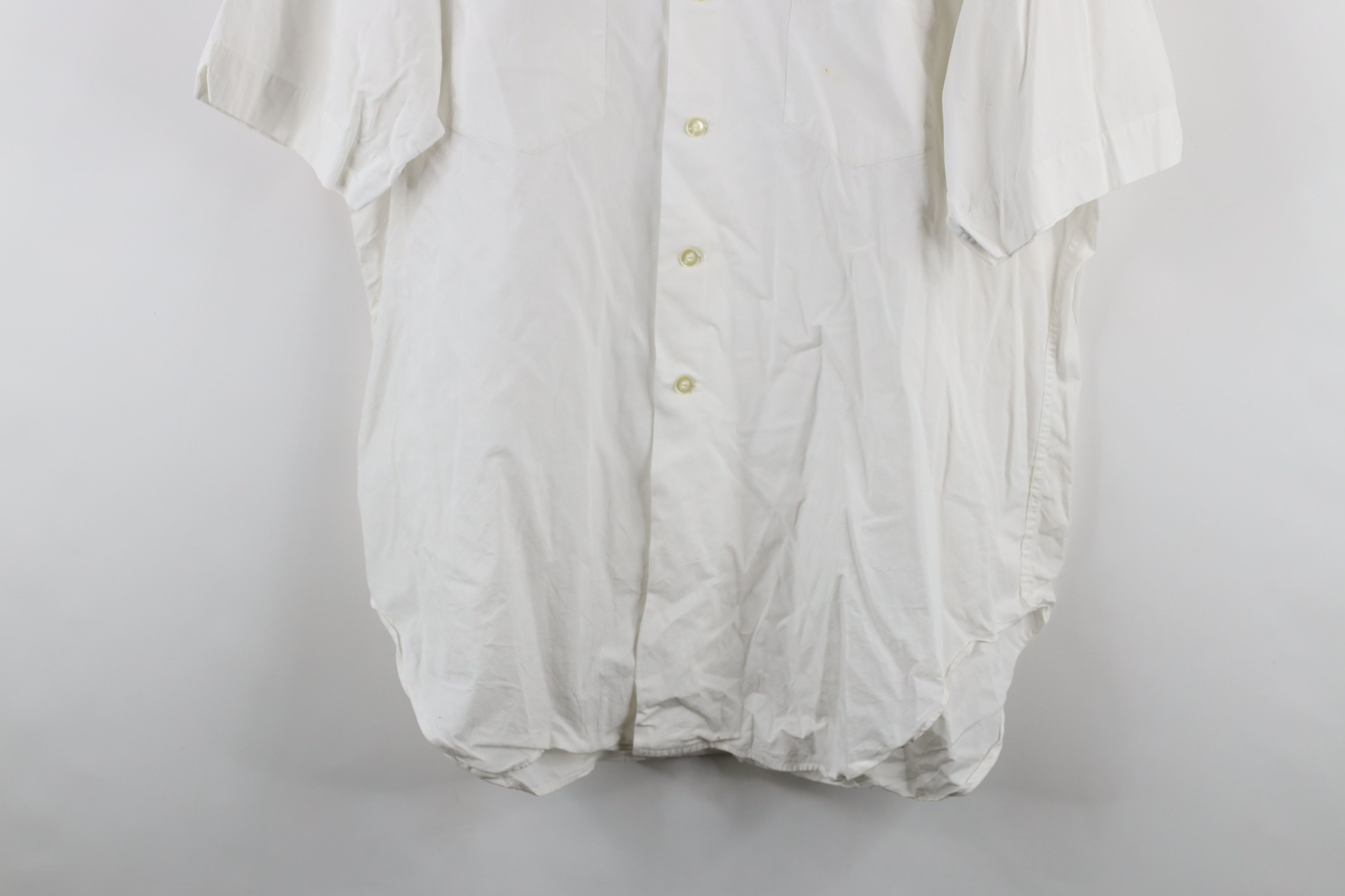 Vintage Vintage 50s 60s Streetwear Short Sleeve Collared Shirt USA Size US XXL / EU 58 / 5 - 3 Thumbnail