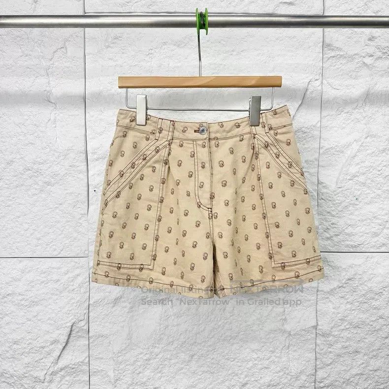 Hermes Hermes Khaki Casual Shorts Size 25" / US 0 / IT 36 - 1 Thumbnail