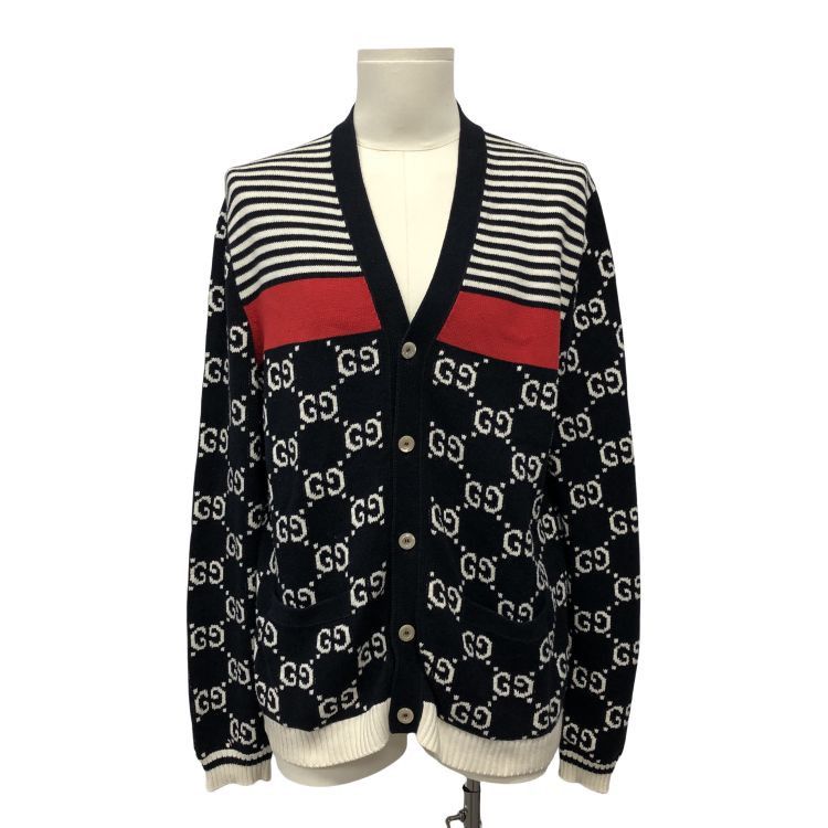Gucci Gucci GG Monogram Cardigan Size L Size US L / EU 52-54 / 3 - 1 Thumbnail