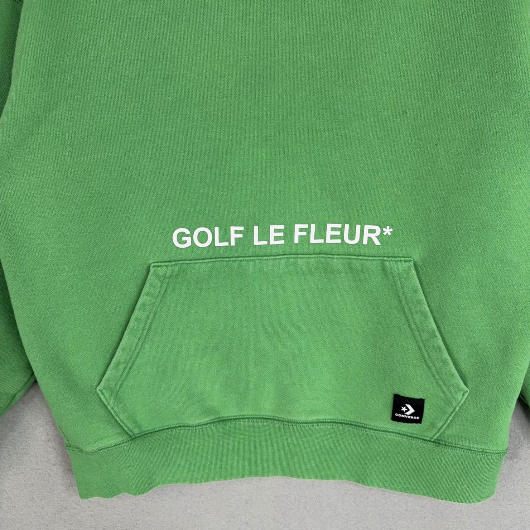 Converse Converse Sweatshirt Golf Le Fleur Adult Small Green Pullover 1/4 Zip Casual Mens Womens Size S / US 4 / IT 40 - 3 Thumbnail