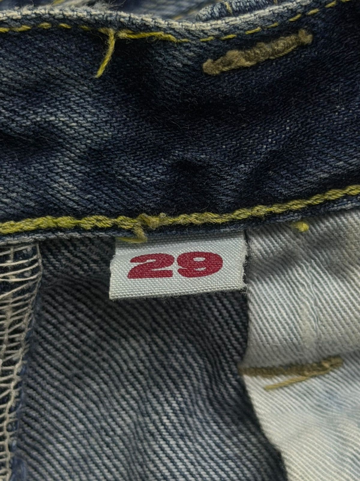 Blue Blue Japan Vintage Y2K Blue Blue Japan | King Of The Blue | W31 Size US 31 - 10 Thumbnail
