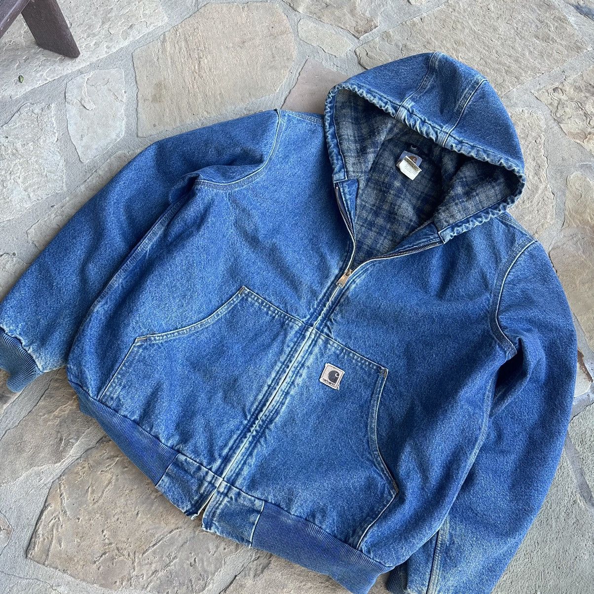 ASAP Rocky Carhartt Denim Jean Work Jacket