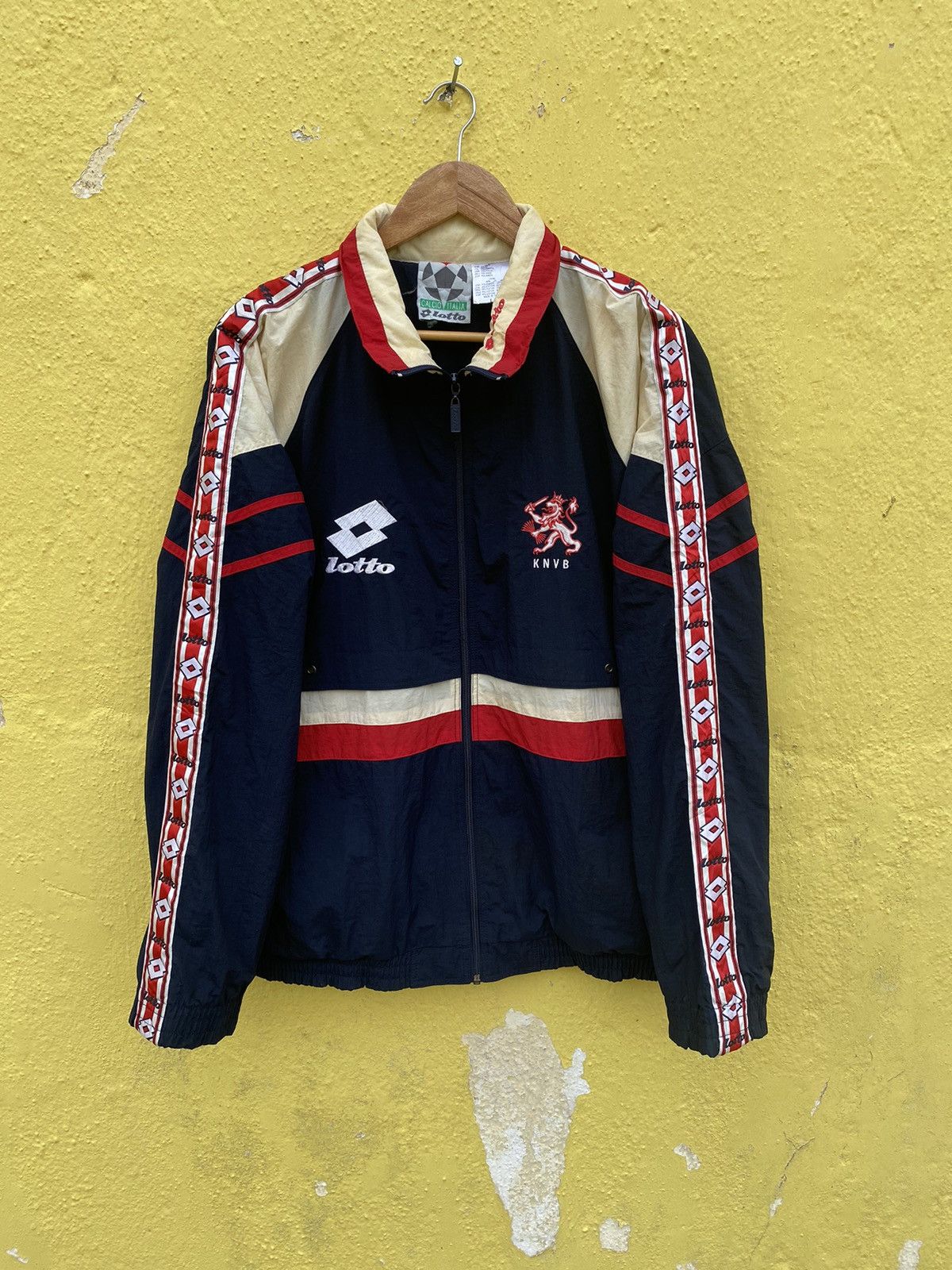 Lotto Sport Vintage 90s LOTTO KNVB NEDERLAND windbraker jacket Size US L / EU 52-54 / 3 - 5 Thumbnail