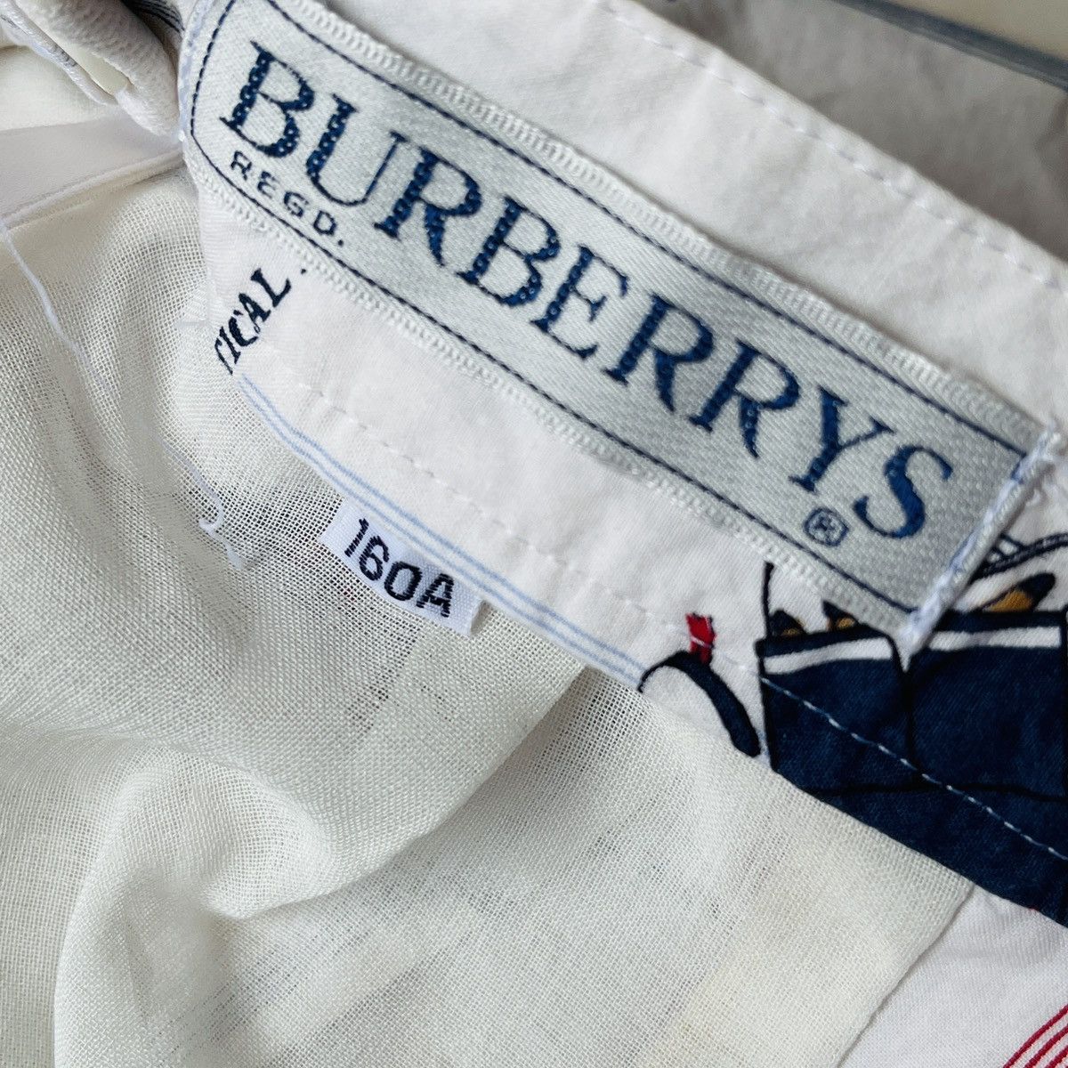 Burberry × Vintage Real Vintage Burberrys The Nautical Bear Monogram Skirts Size 26" / US 2 / IT 38 - 19 Thumbnail
