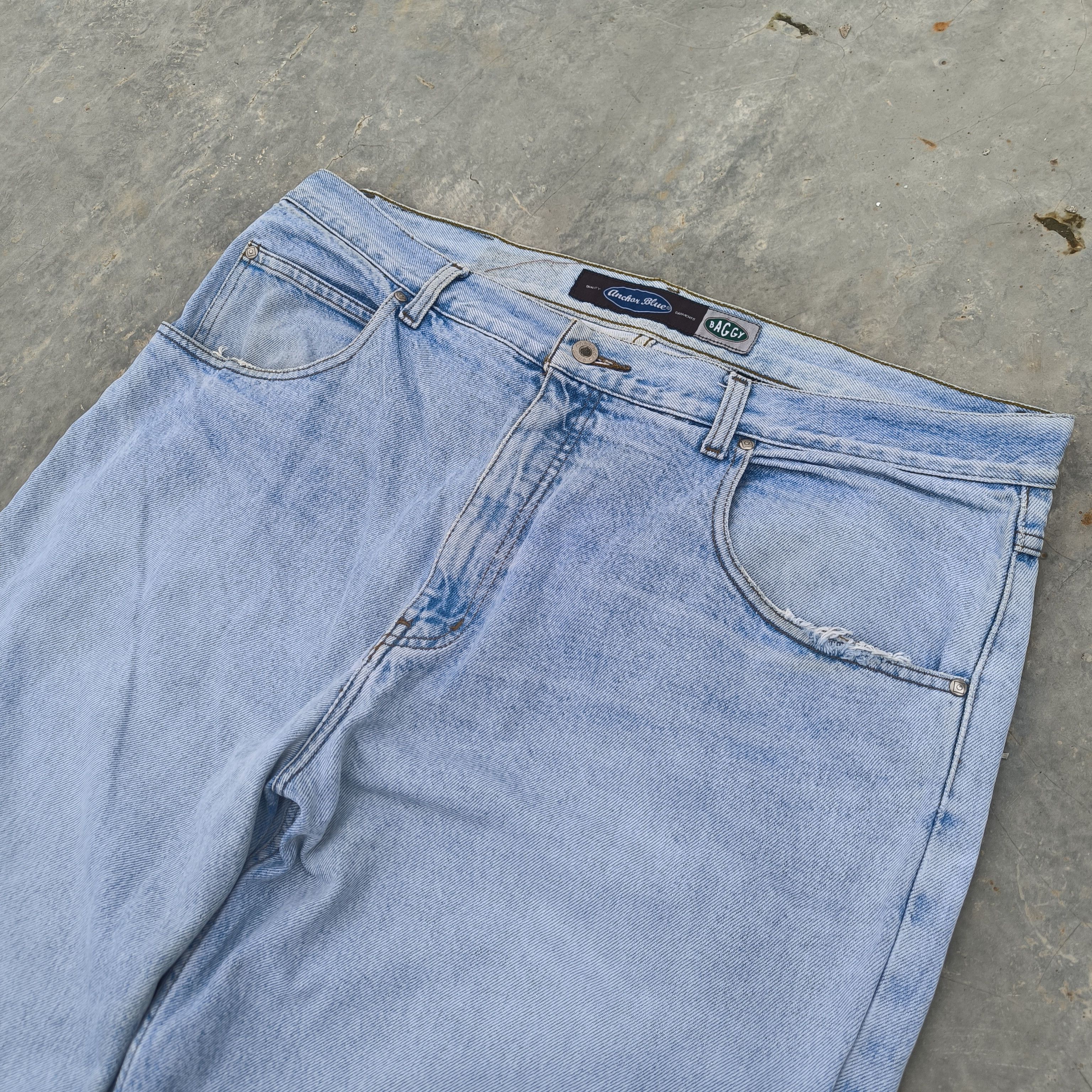 Anchor Blue Vintage baggy jeans anchor blue Size US 42 / EU 58 - 2 Thumbnail