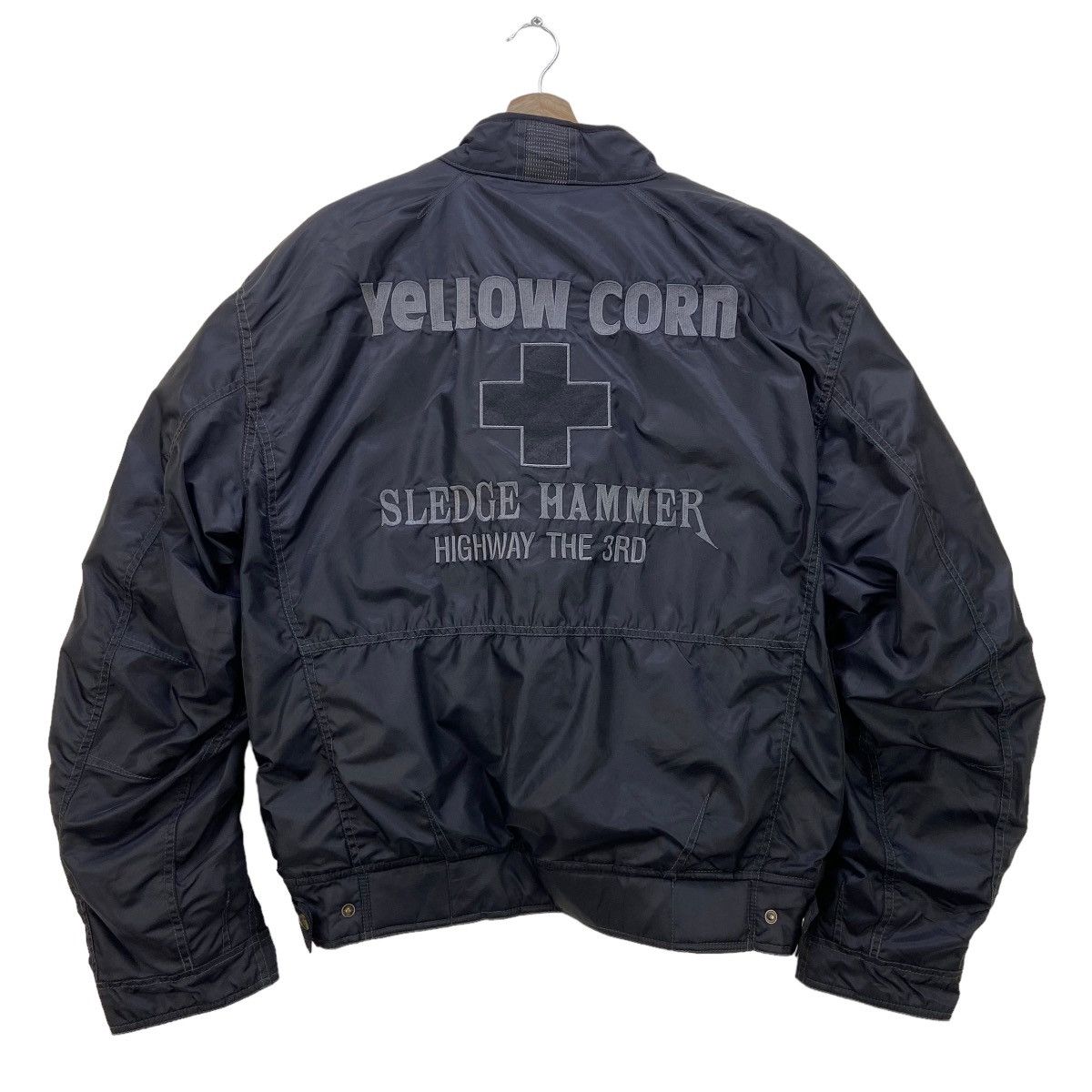 YELLOW CORN Sledge Hammer Highway The 3rd Bomber Moto Sport Biker Jacket Size US L / EU 52-54 / 3 - 7 Thumbnail