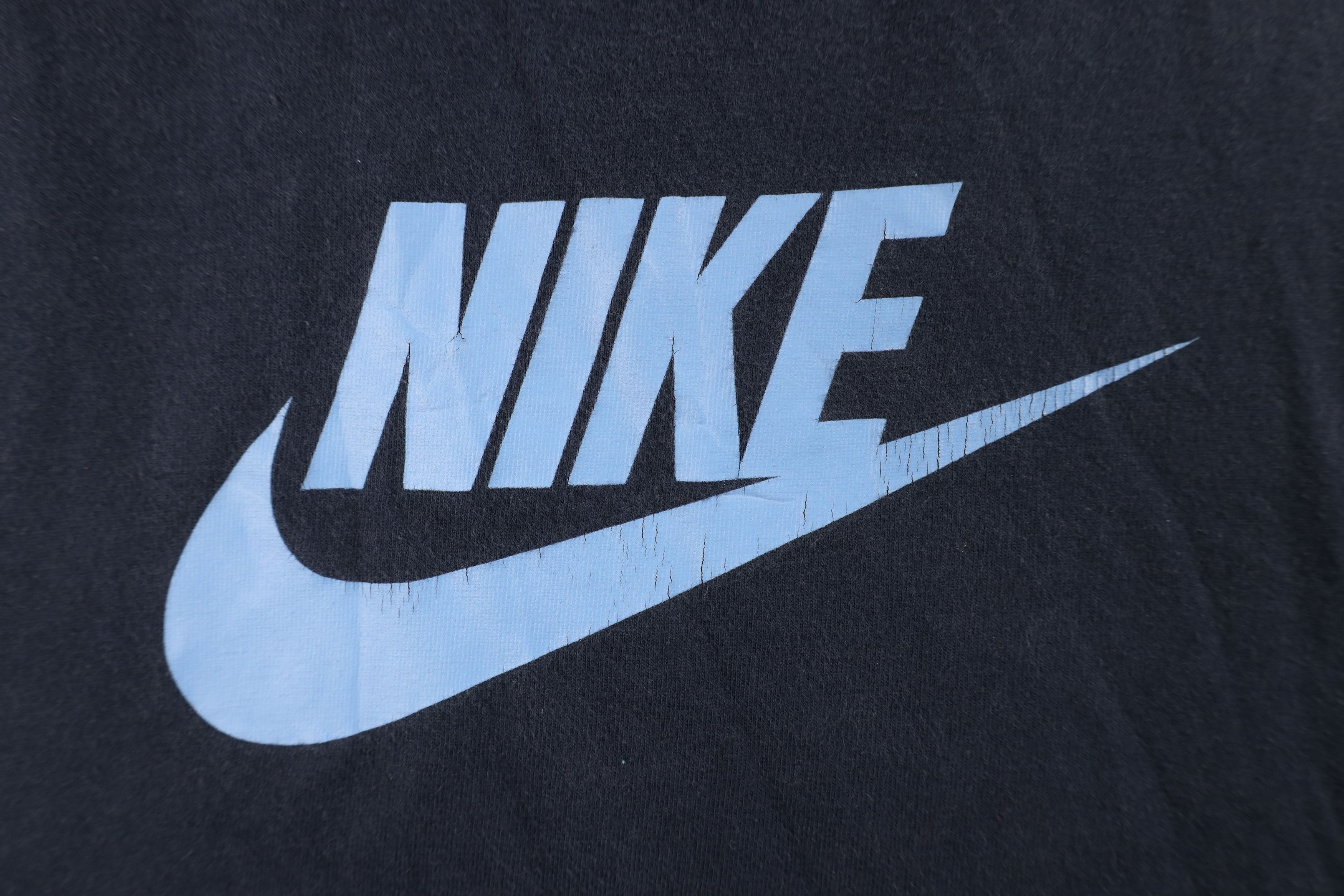 Nike Vintage Nike Scott Big Swoosh Short Sleeve T-Shirt Blue Size US XXL / EU 58 / 5 - 4 Thumbnail