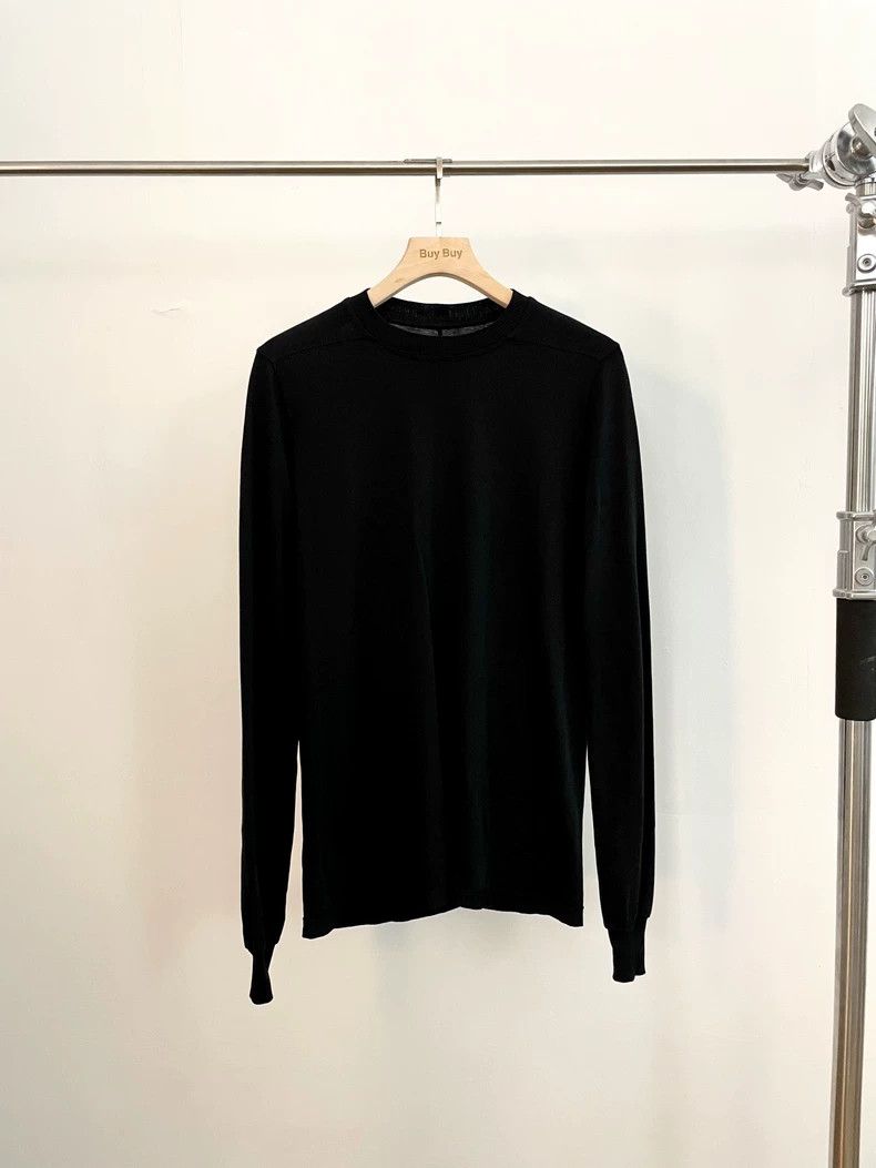 Rick Owens Rick Owens Classic Black Long Sleeve Size US S / EU 44-46 / 1 - 1 Thumbnail