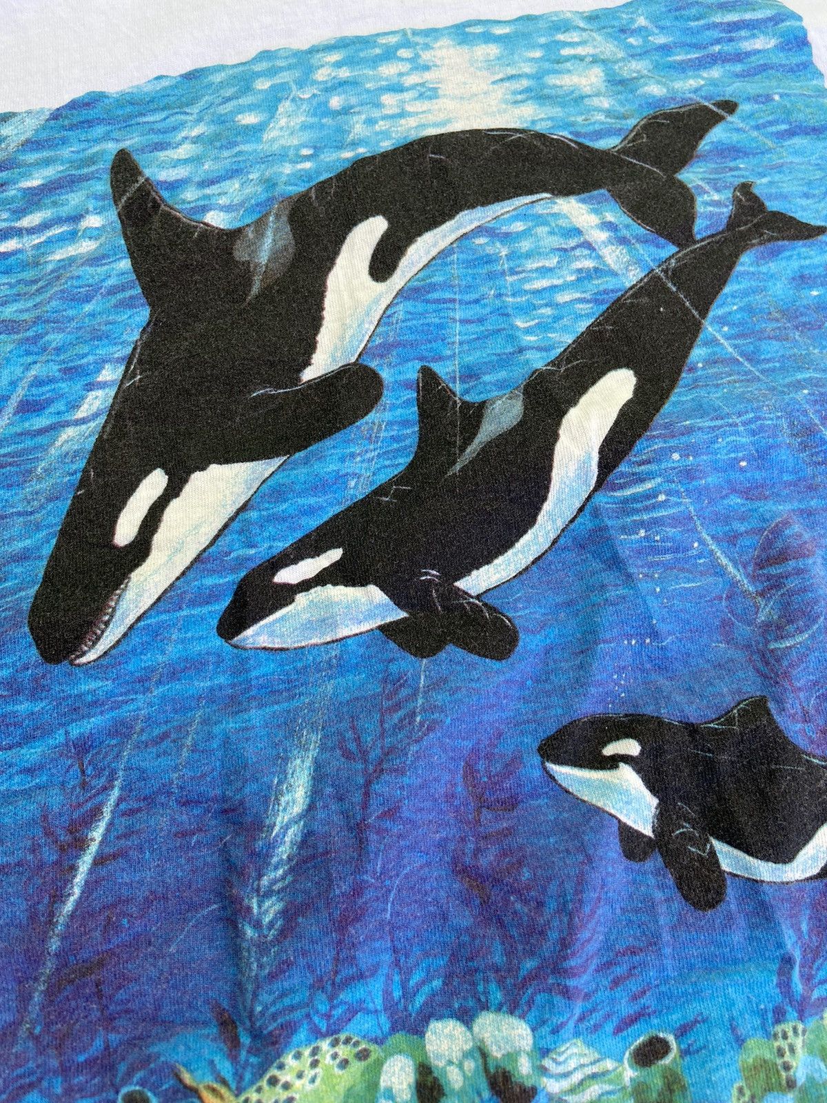 Vintage Vintage sea world T shirt Size US XL / EU 56 / 4 - 4 Thumbnail
