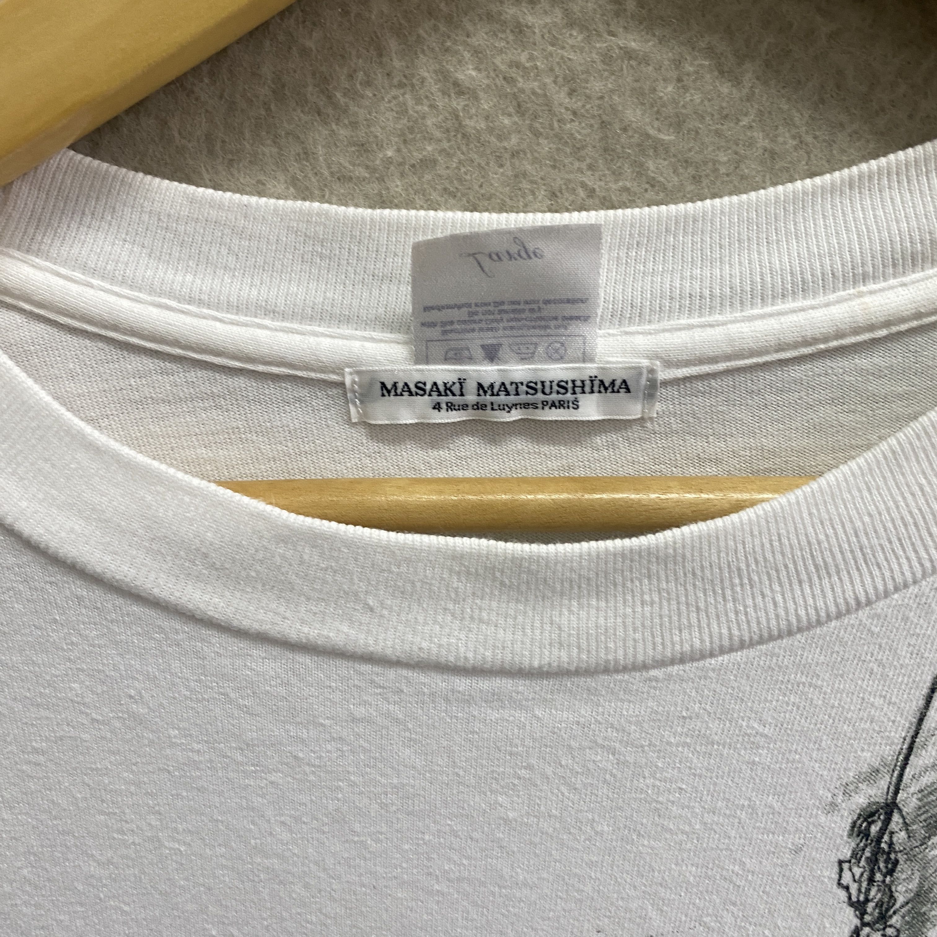 Issey Miyake × Masaki Matsushima × Vintage Vintage Y2K Masaki Matsushima Tshirt Size US M / EU 48-50 / 2 - 5 Thumbnail