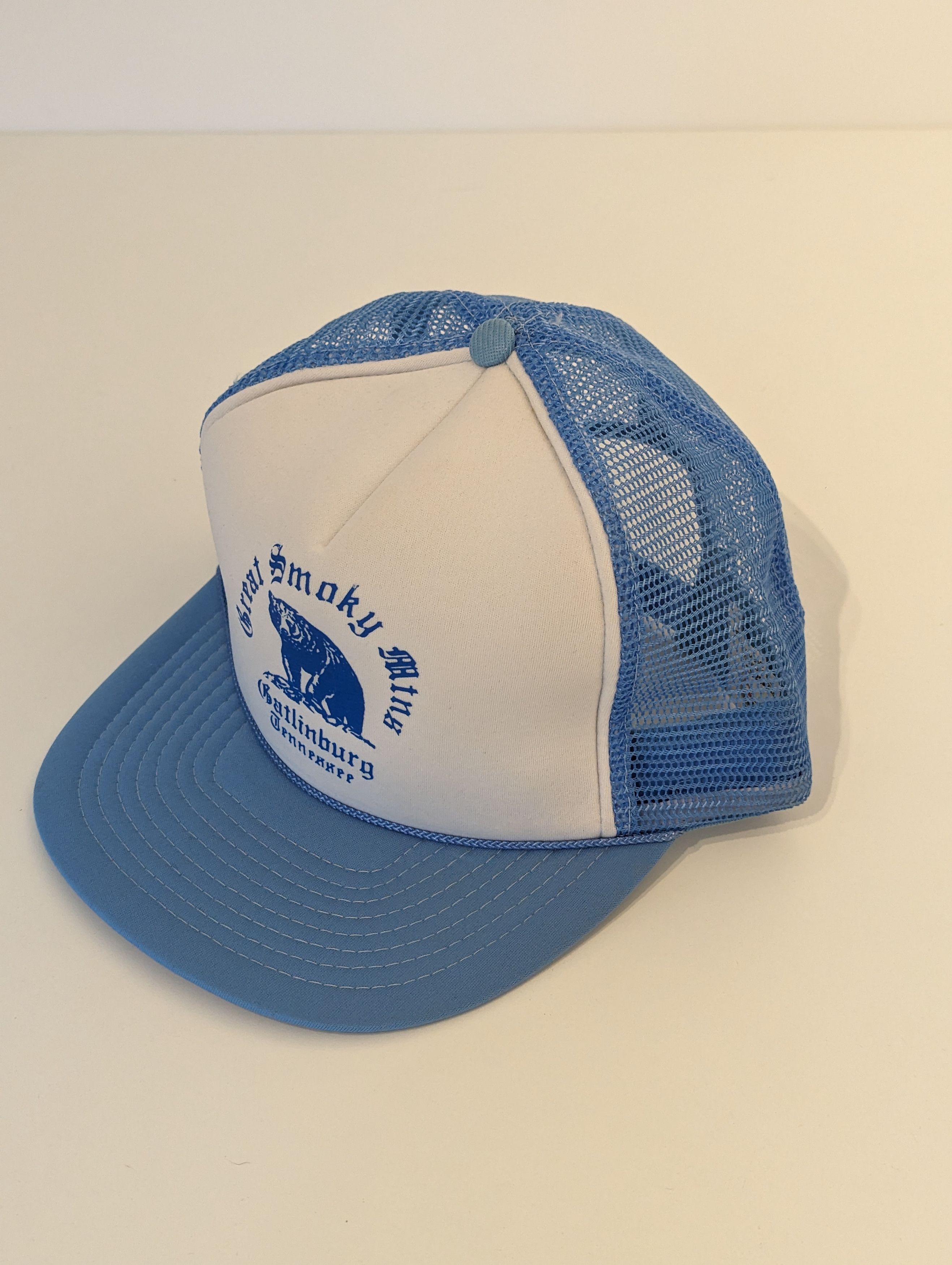 Vintage Vintage Great Smoky Mountains Galtinburg Tenn Strapback Hat Size ONE SIZE - 4 Thumbnail
