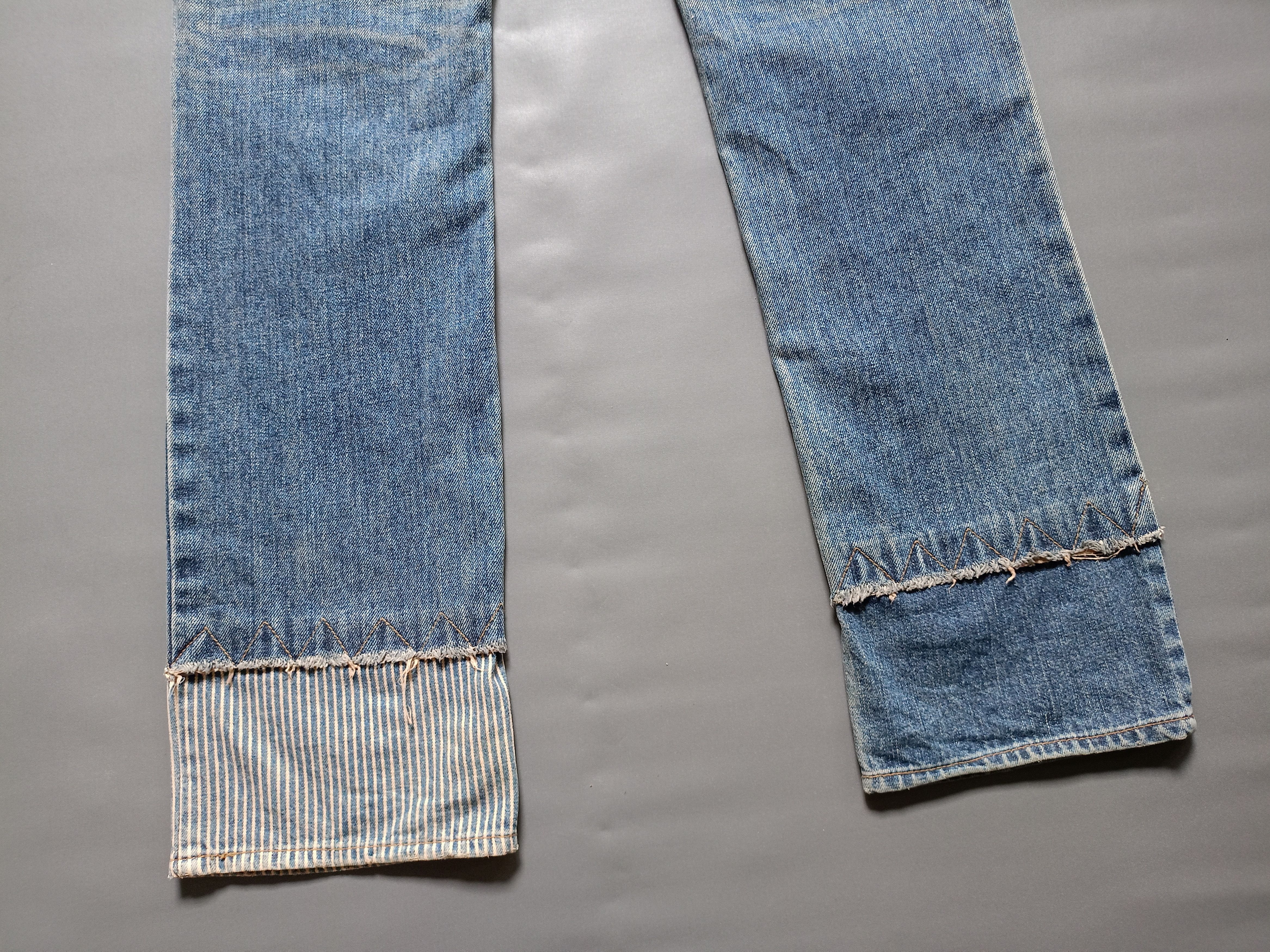 Japanese Brand 2000s WWL EVERDAY WEAR PATCHWORK DENIM PANTS Size US 27 - 4 Thumbnail