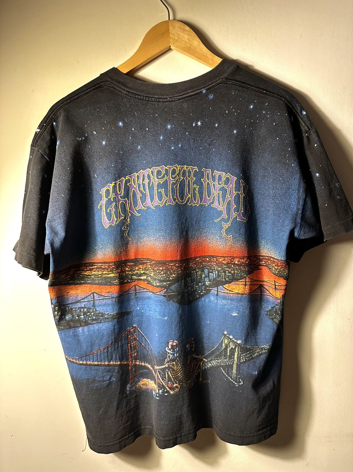 Vintage 1990 Vintage Grateful Dead AOP San Francisco Tee L Size US L / EU 52-54 / 3 - 3 Thumbnail