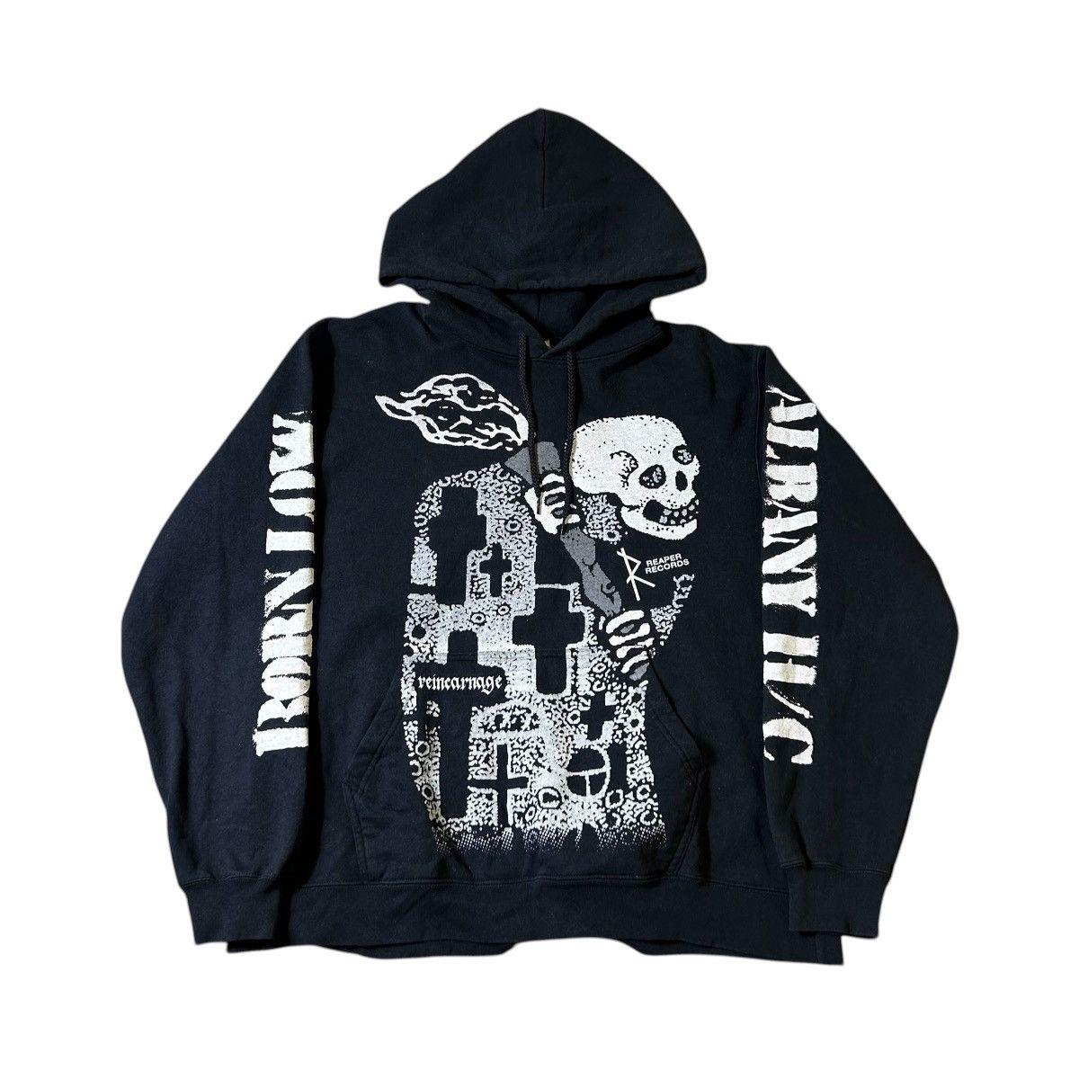 Band Tees Vintage Born Low Albany HC Reincarnage Hoodie Size US L / EU 52-54 / 3 - 1 Thumbnail
