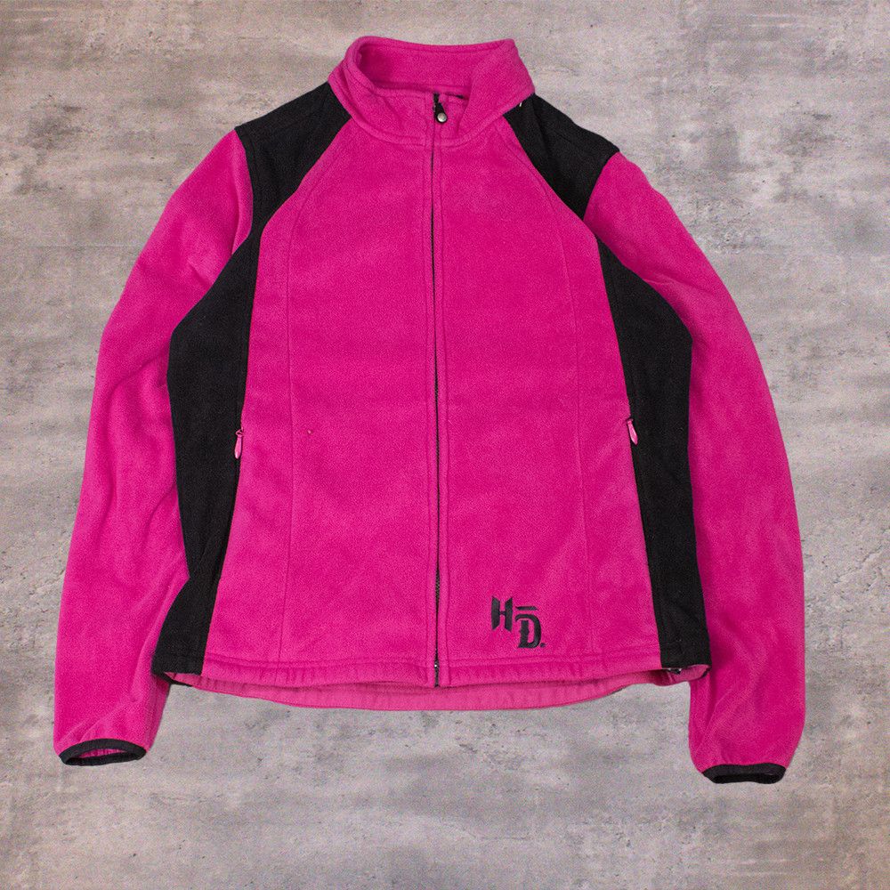 Vintage Y2K 2000's Harley Davidson Flame Tribal Deep Pile Jacket Size US M / EU 48-50 / 2 - 2 Thumbnail