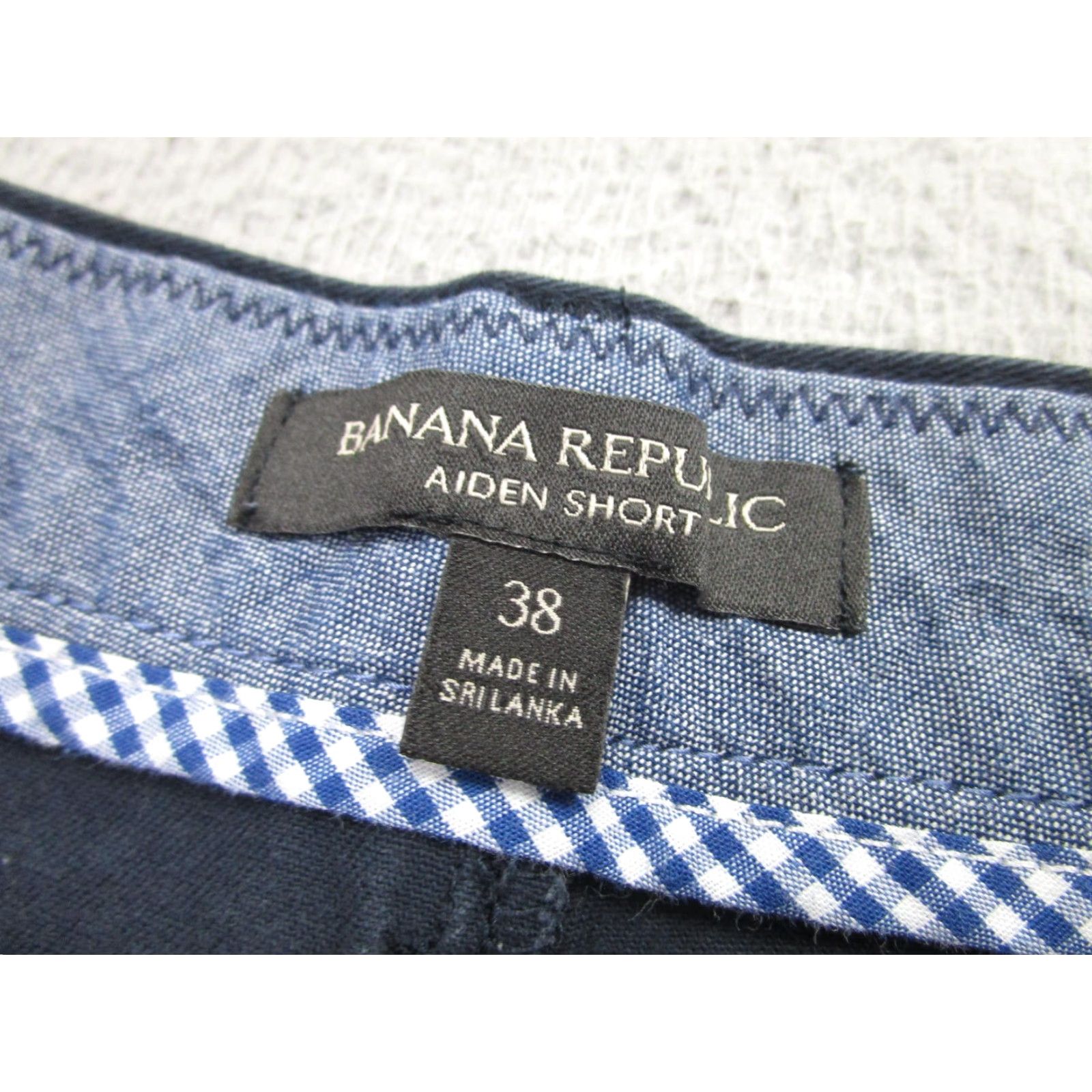 Banana Republic Banana Republic Shorts Mens 38 Navy Blue Aiden Chino Cotton Flat Front Casual Size US 38 / EU 54 - 6 Thumbnail