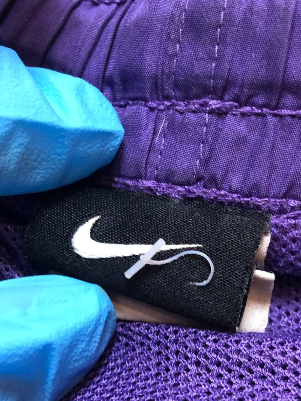 Nike NIKE vintage purple Shorts crazy Y2K streetwear Size US 30 / EU 46 - 3 Thumbnail