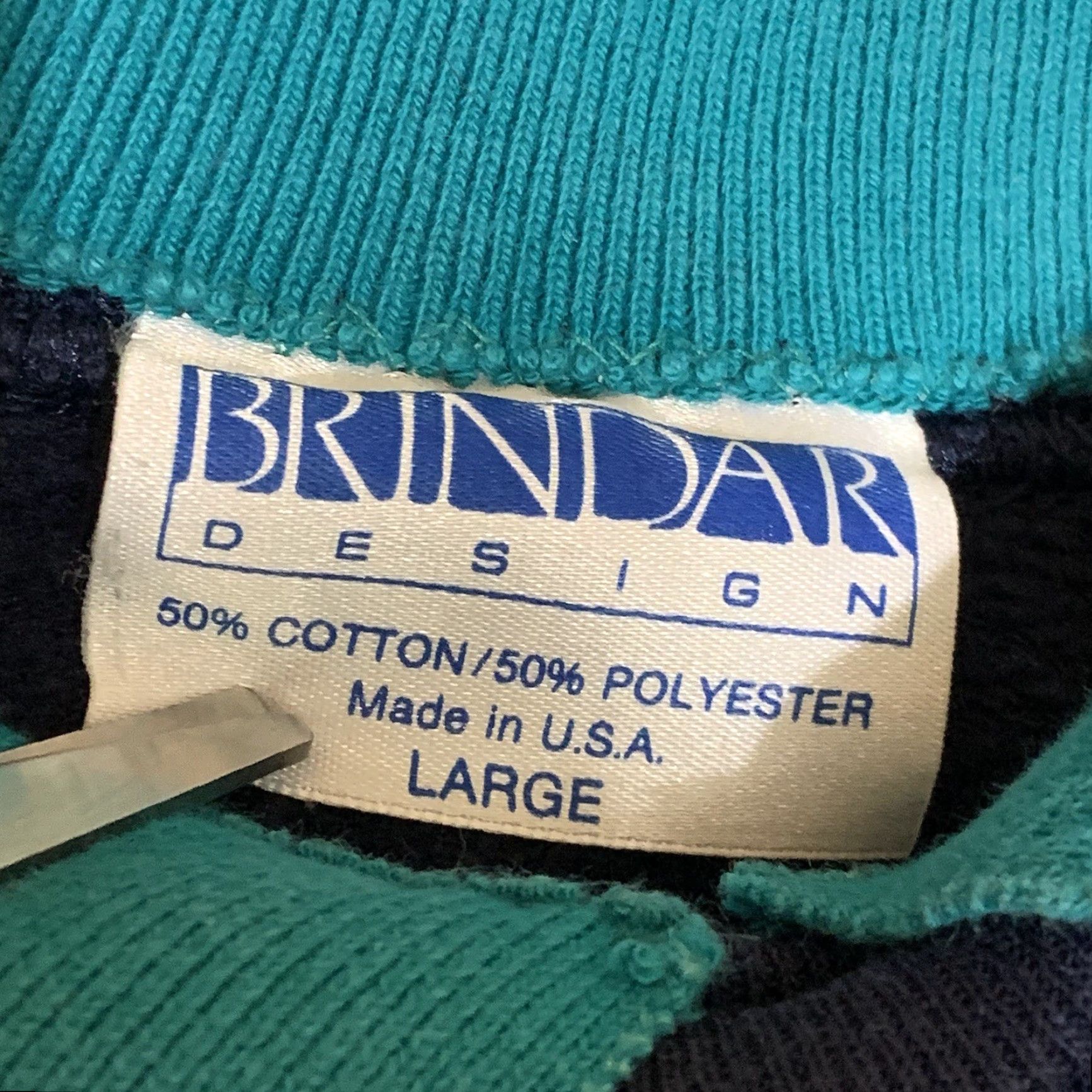 Vintage VINTAGE 90s Noel Christmas Mom Crewneck Sweatshirt With Collar Made In USA Size L Blue Mens? Size L / US 10 / IT 46 - 7 Thumbnail