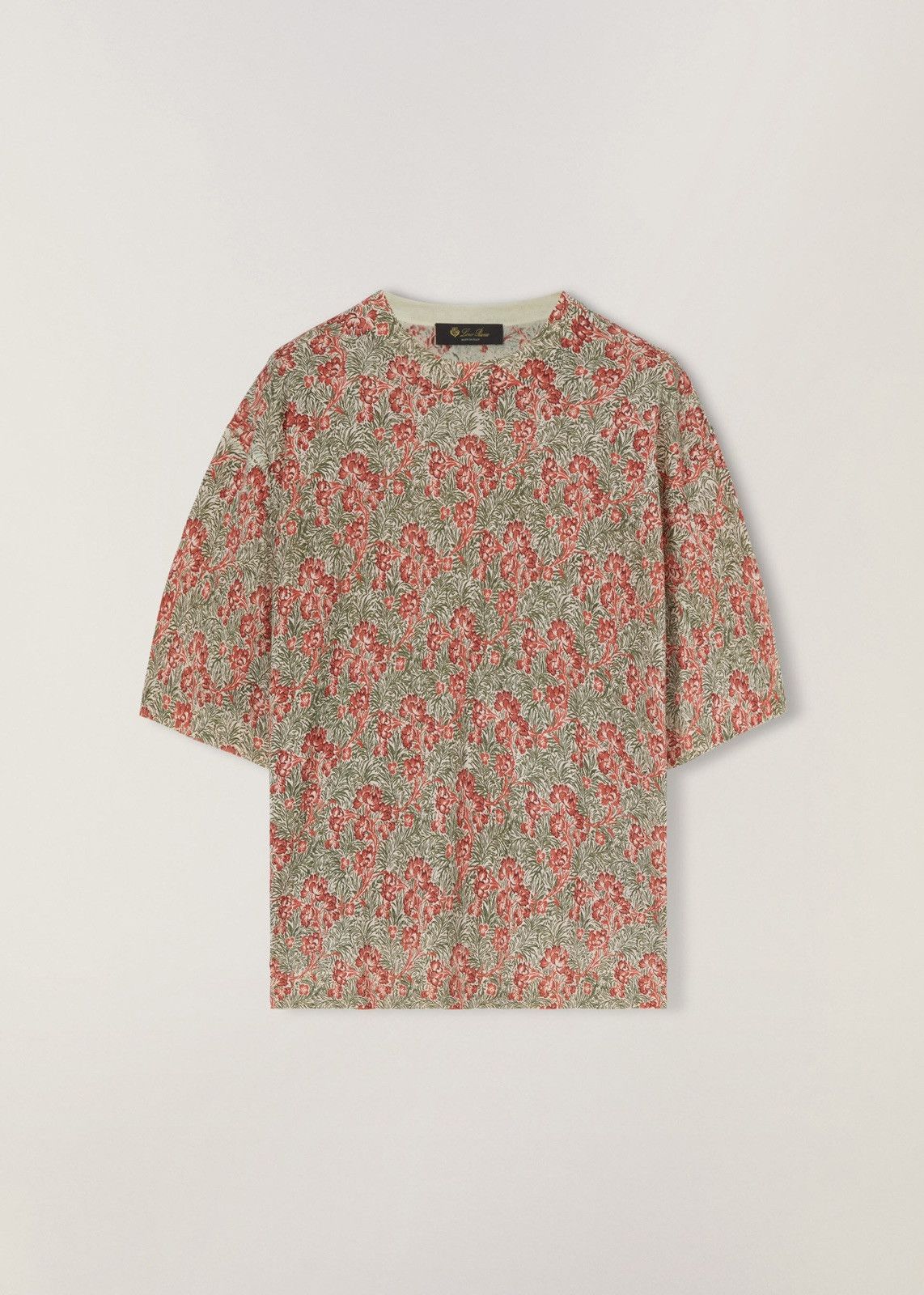 o1srvl11e0424 T- Shirt in Olive & Red