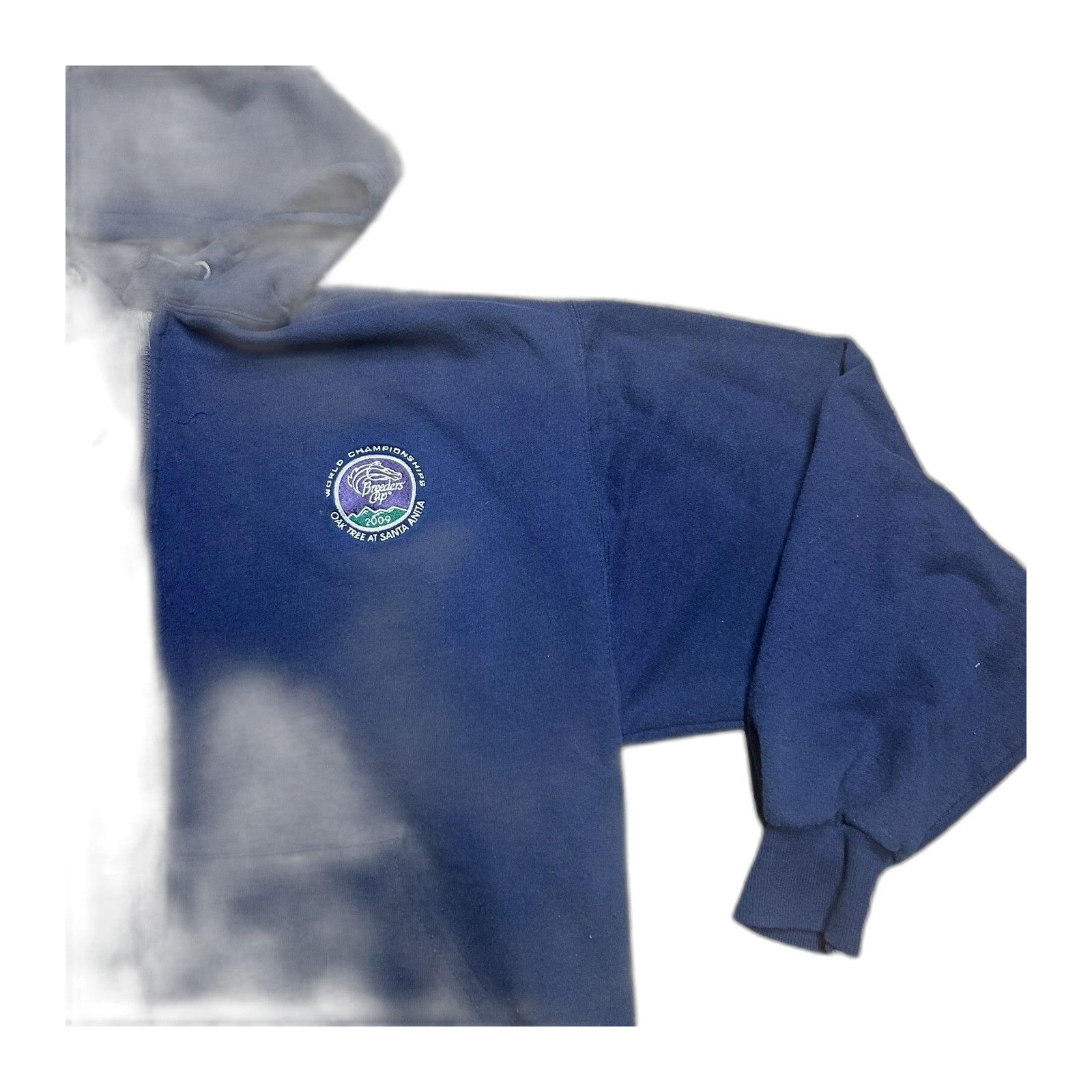 Vintage PGA Breeders Cup Golf Hoodie 2009 Full Zip Blue Mens Large Size US L / EU 52-54 / 3 - 6 Thumbnail
