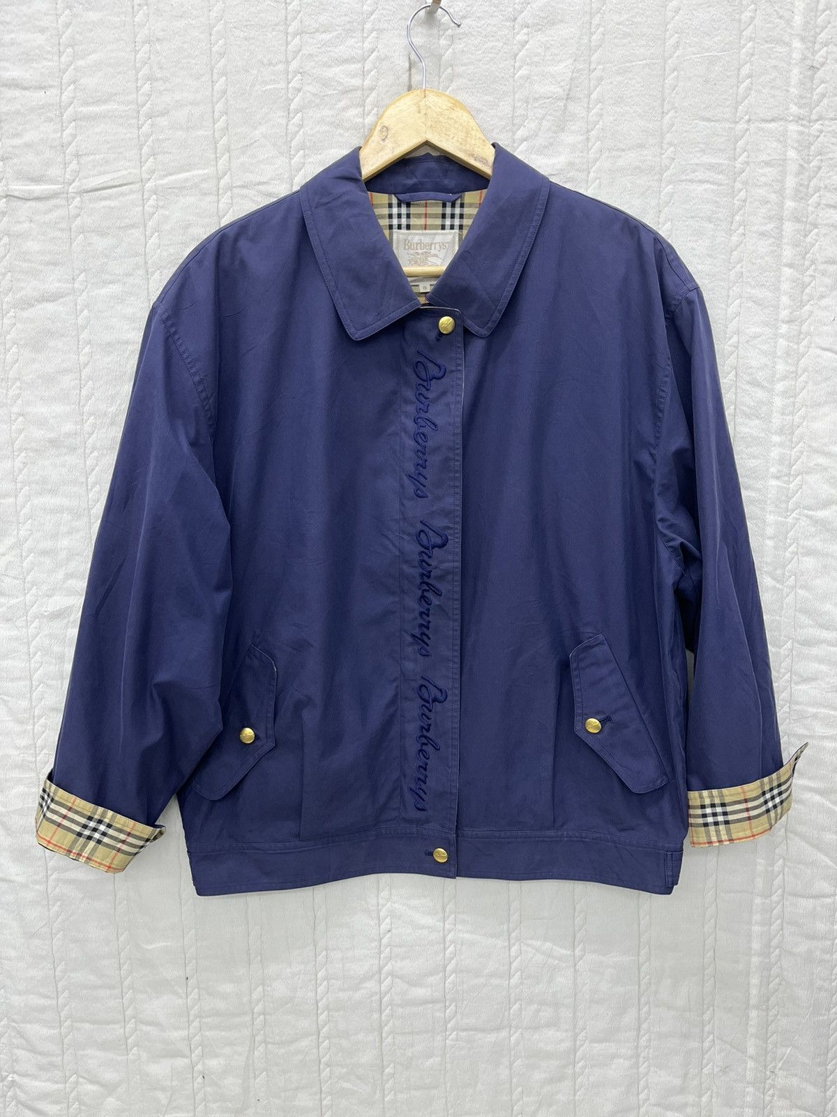 Burberry × Designer ARCHIVE🔥BURBERRY LINE NOVA CHECK JACKET Size US L / EU 52-54 / 3 - 2 Thumbnail