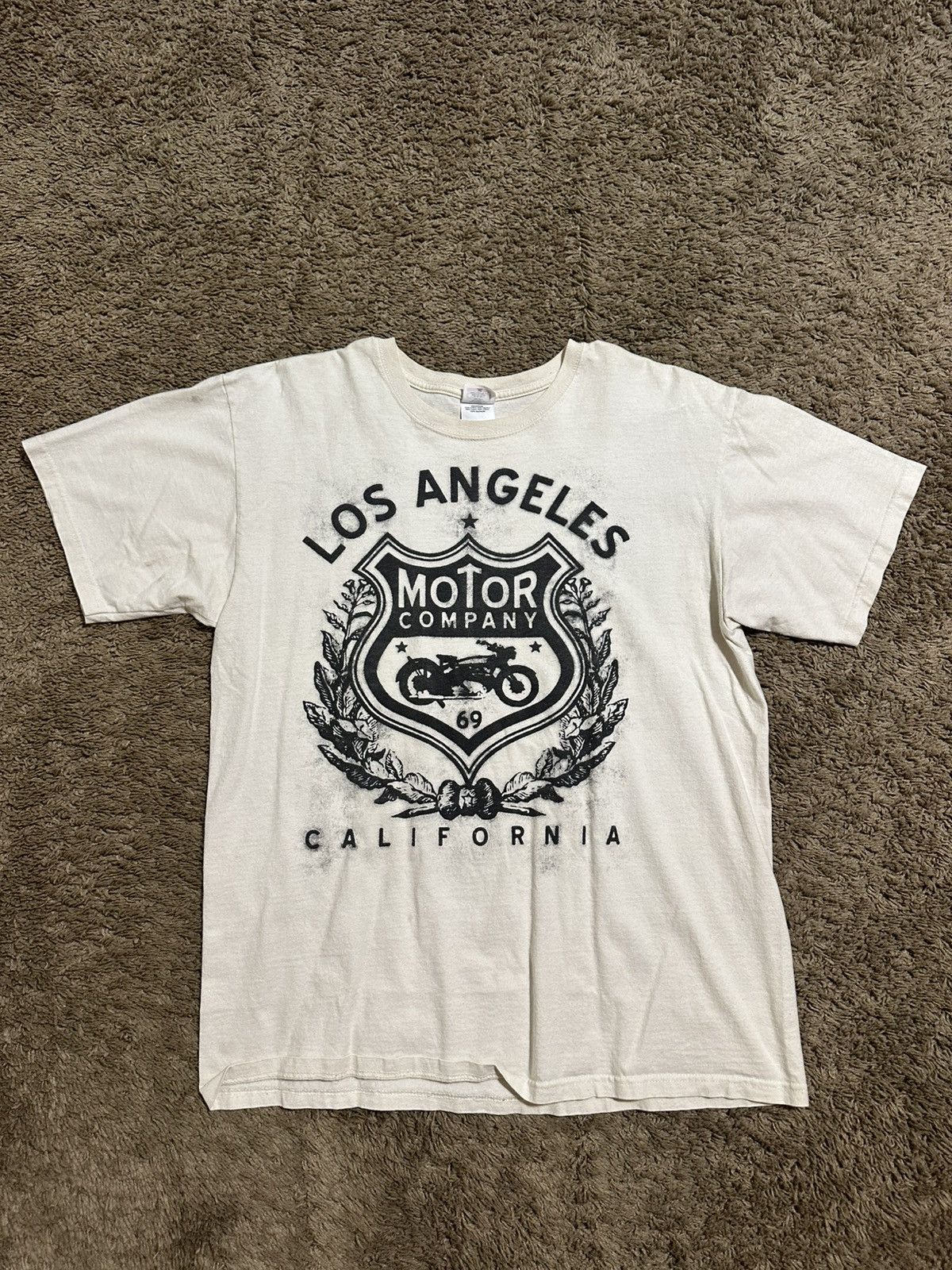 Nike Vintage Los Angeles Motor Company shirt 00s size large Size US L / EU 52-54 / 3 - 1 Thumbnail