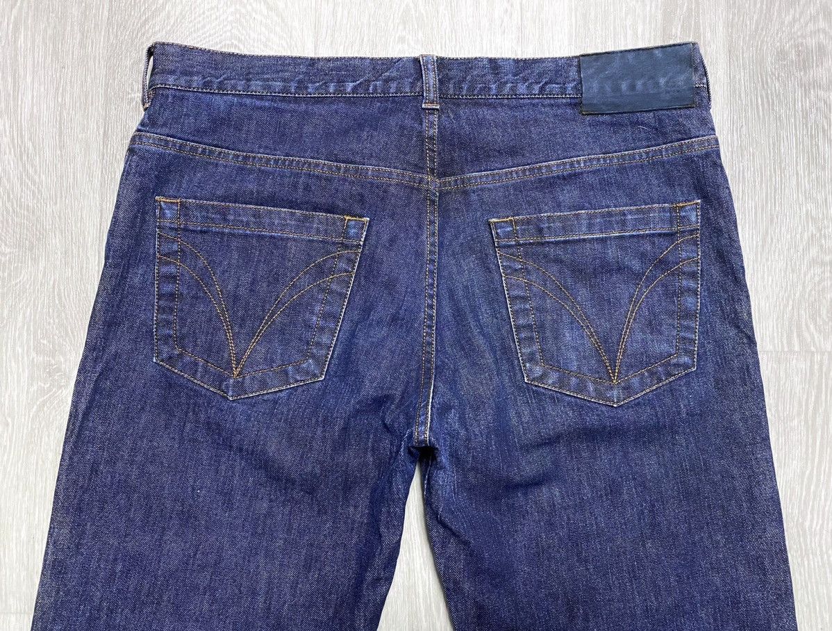 Versace Vintage Gianni Versace Sport Straight Cotton Navy Jean Denim Size US 34 / EU 50 - 24 Thumbnail