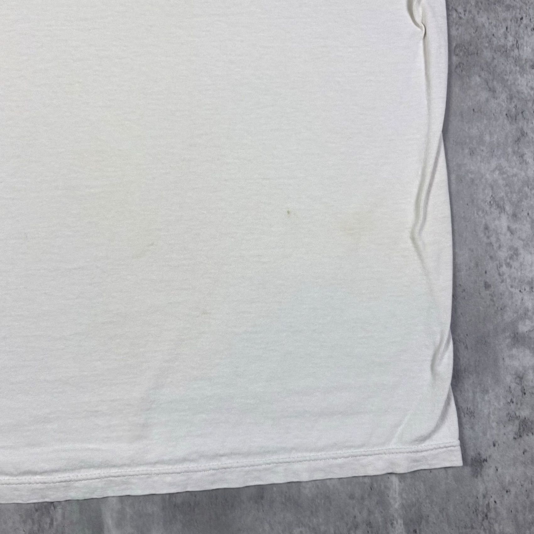 Tultex VINTAGE 90s T-Shirt Tultex White Size M Graphic Print Short Sleeve Round Neck Cotton Men 1A Size US M / EU 48-50 / 2 - 4 Thumbnail