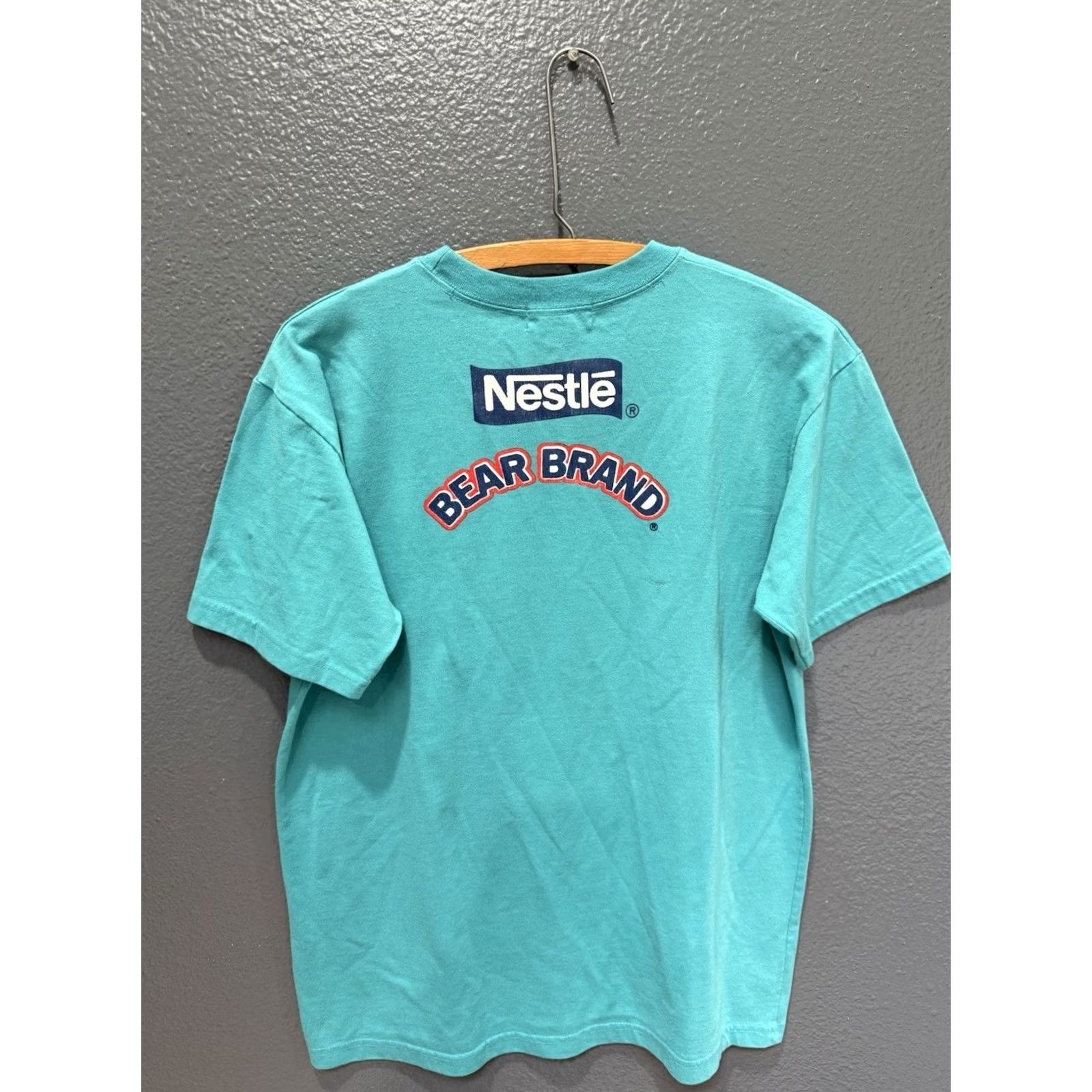 J Brand VINTAGE Nestle T-Shirt Blue Shirt Medium Men 2000 Kitefest Bear Brand Size M Size US M / EU 48-50 / 2 - 5 Thumbnail