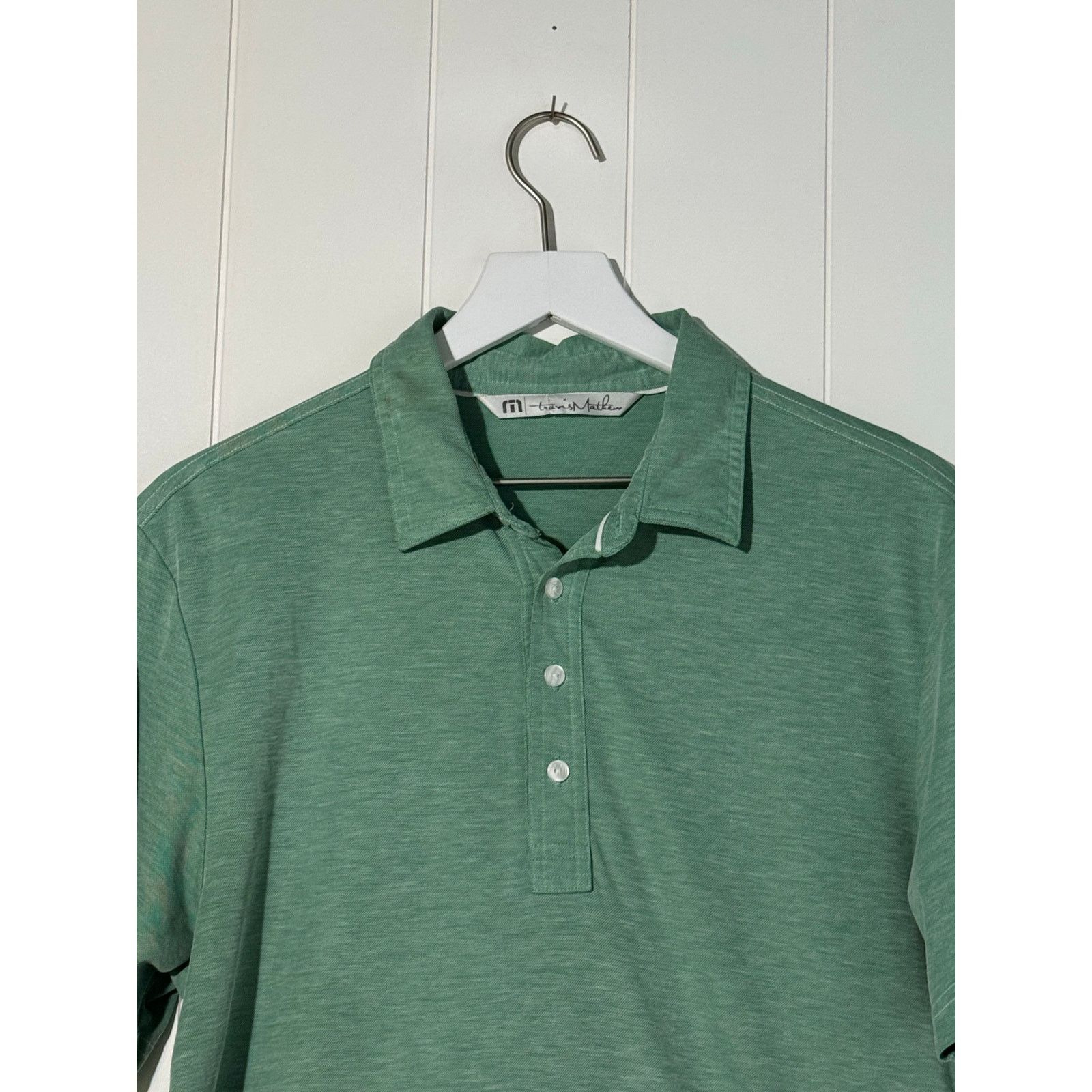 TravisMathew Travis Mathew · Medium · Pima Cotton Polo · Light Green Size US M / EU 48-50 / 2 - 3 Thumbnail