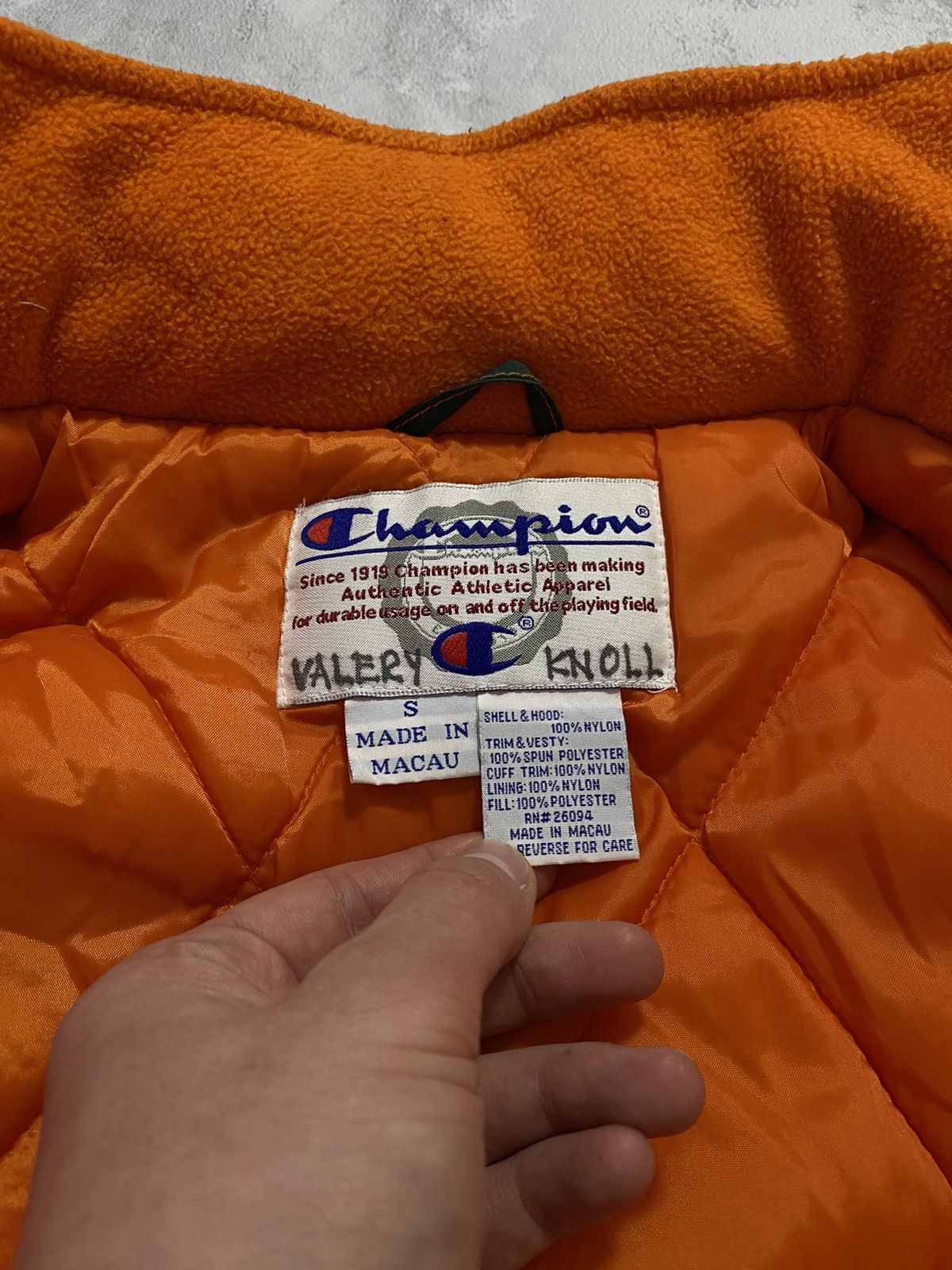 Champion 🏈 Vintage 90s Jacket Champion MIAMI Back Logo Big Dolphins Size US M / EU 48-50 / 2 - 13 Thumbnail