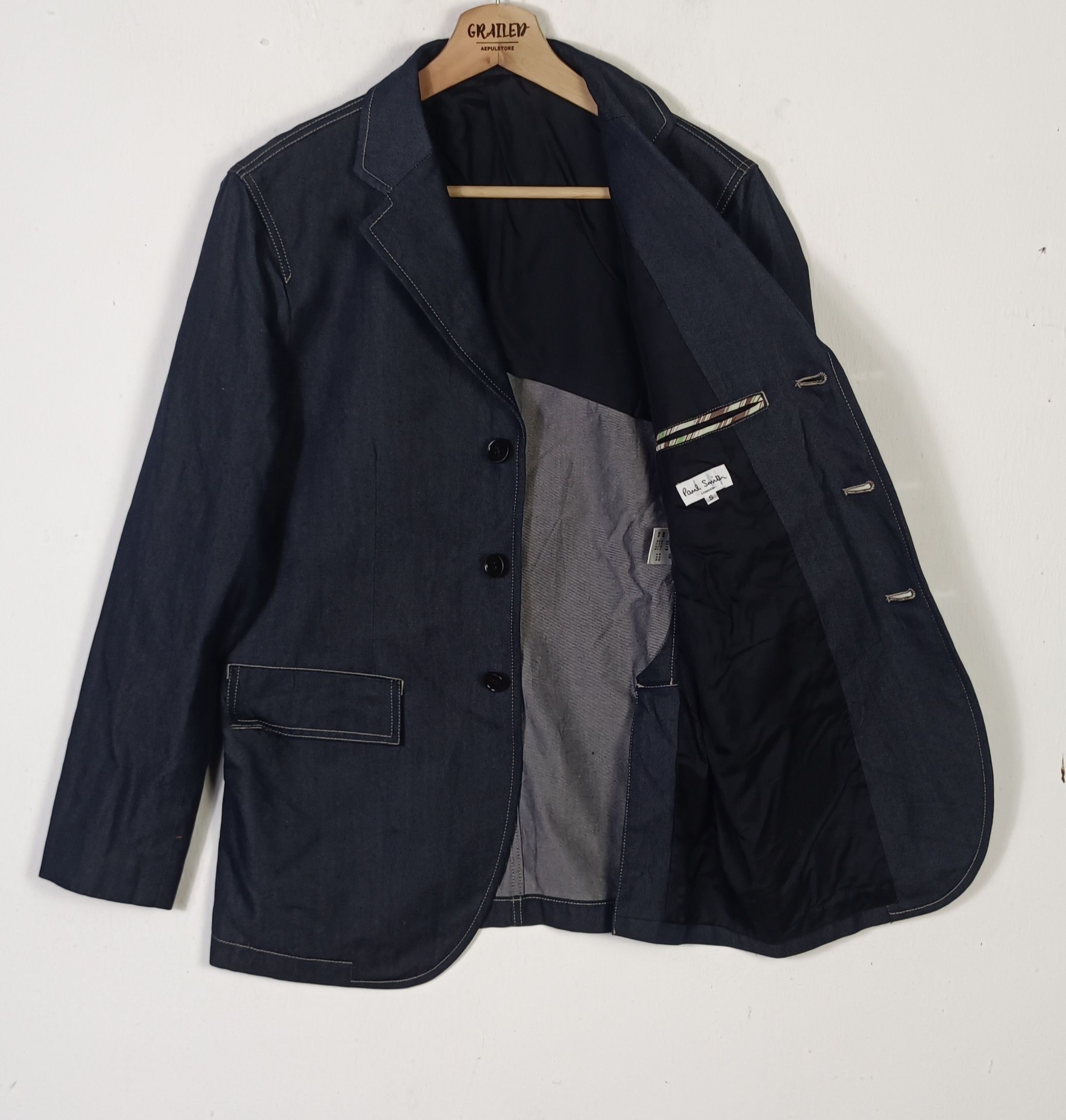 Paul Smith 💥RARE💥 PAUL SMITH Denim “Reconstructed” Size US S / EU 44-46 / 1 - 2 Thumbnail