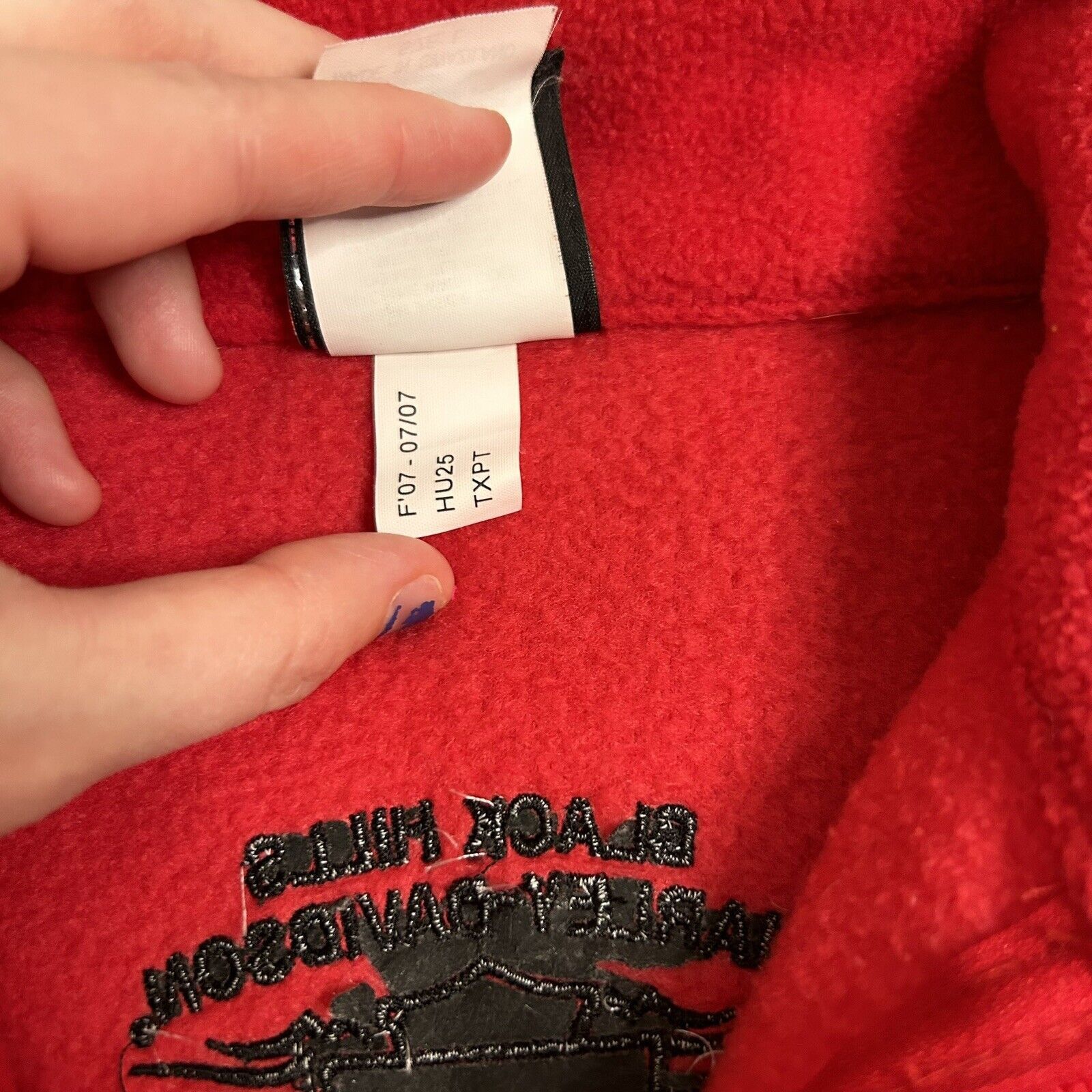 Harley Davidson Harley Davidson Women's 1/4 Zip Fleece/ Jacket size Large Size L / US 10 / IT 46 - 7 Thumbnail